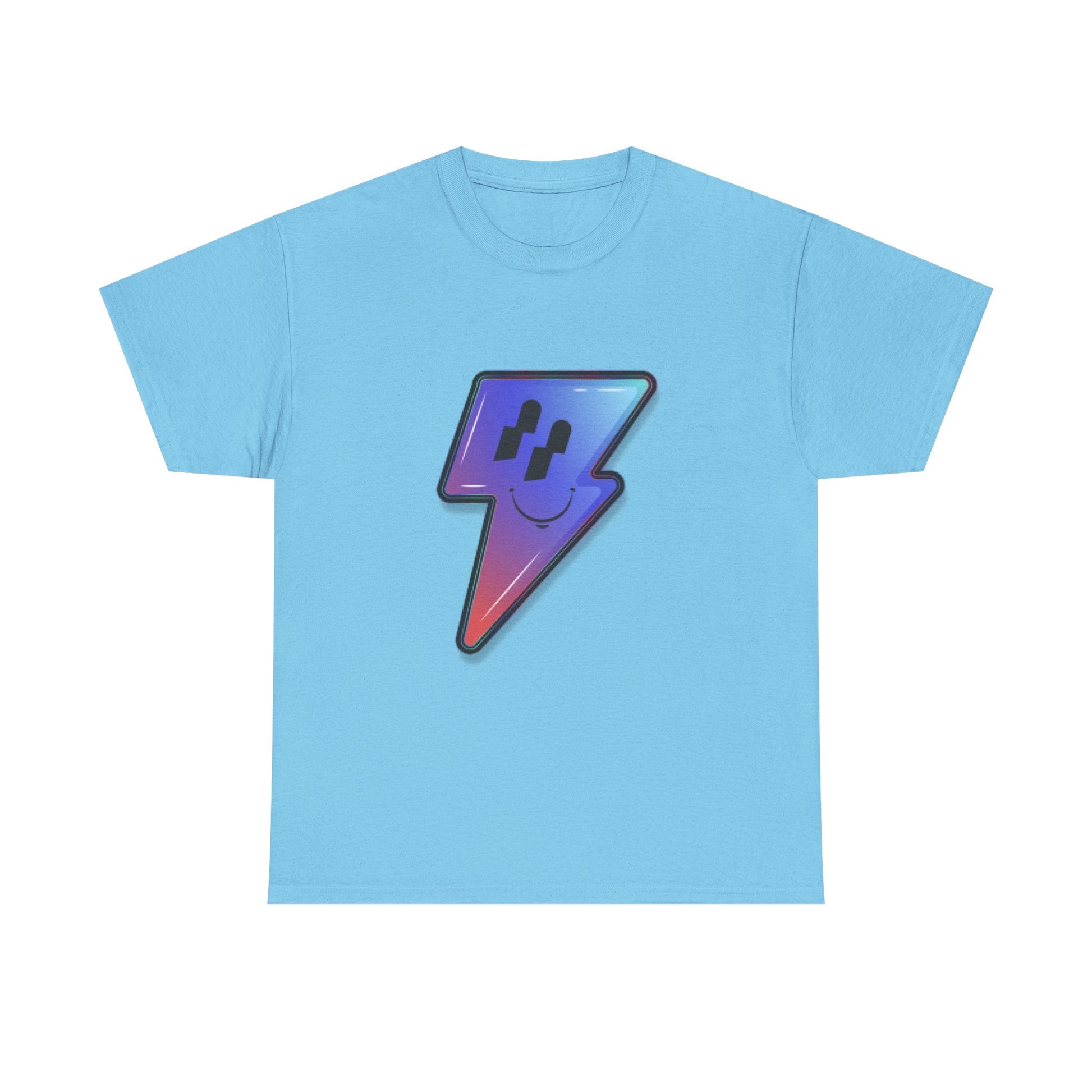 Smiley Charge Pop Unisex Heavy cotton tee Printify