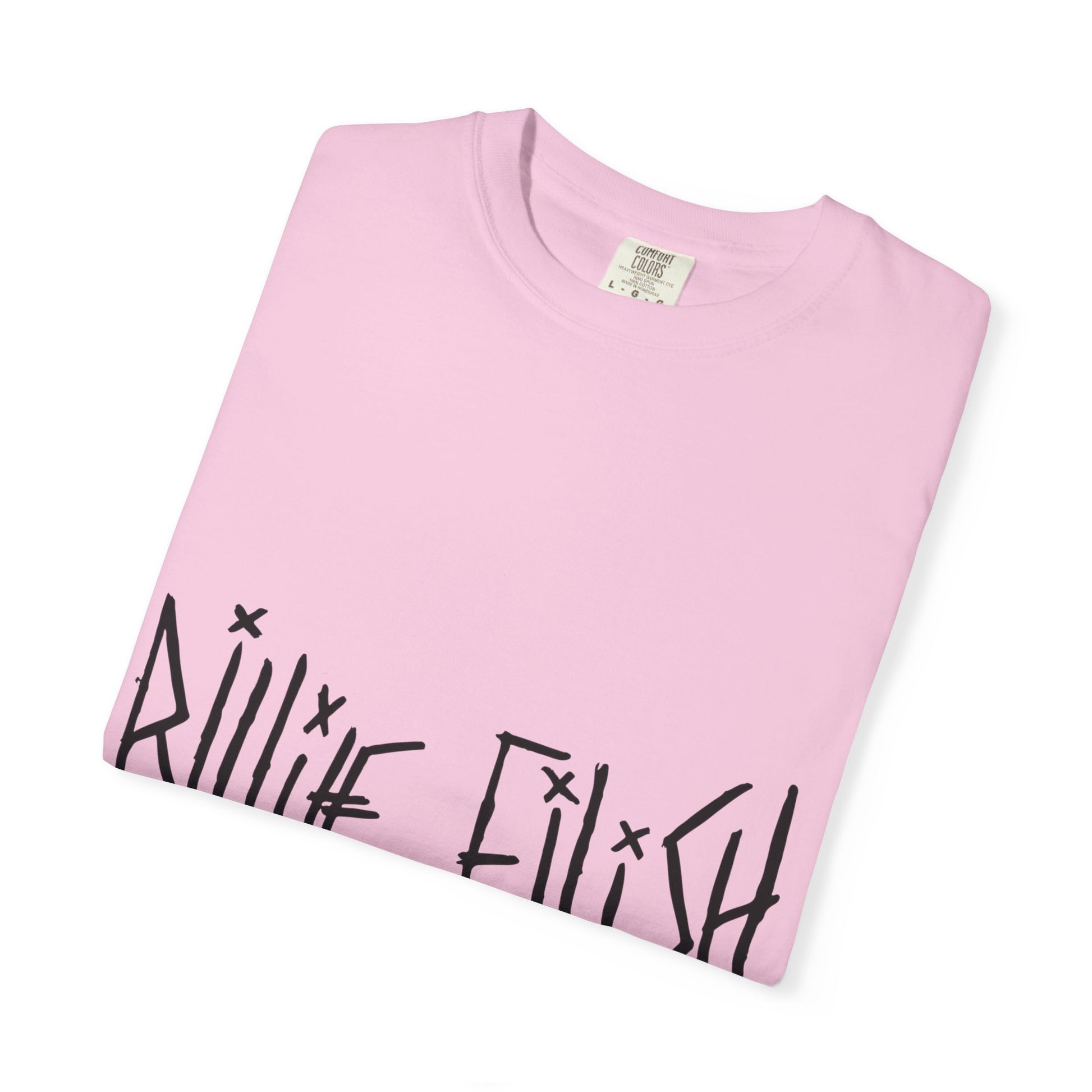 Billie Eilish Inspired Dyed T-shirt – Twisted Ink Font Edition Printify