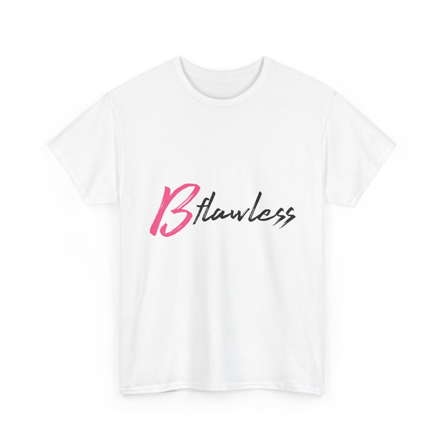 Bold Script “Be Flawless” Unisex Heavy Cotton Tee - snazzymerch