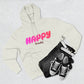 Happy Times Gradient Three-Panel Fleece Hoodie - snazzymerch