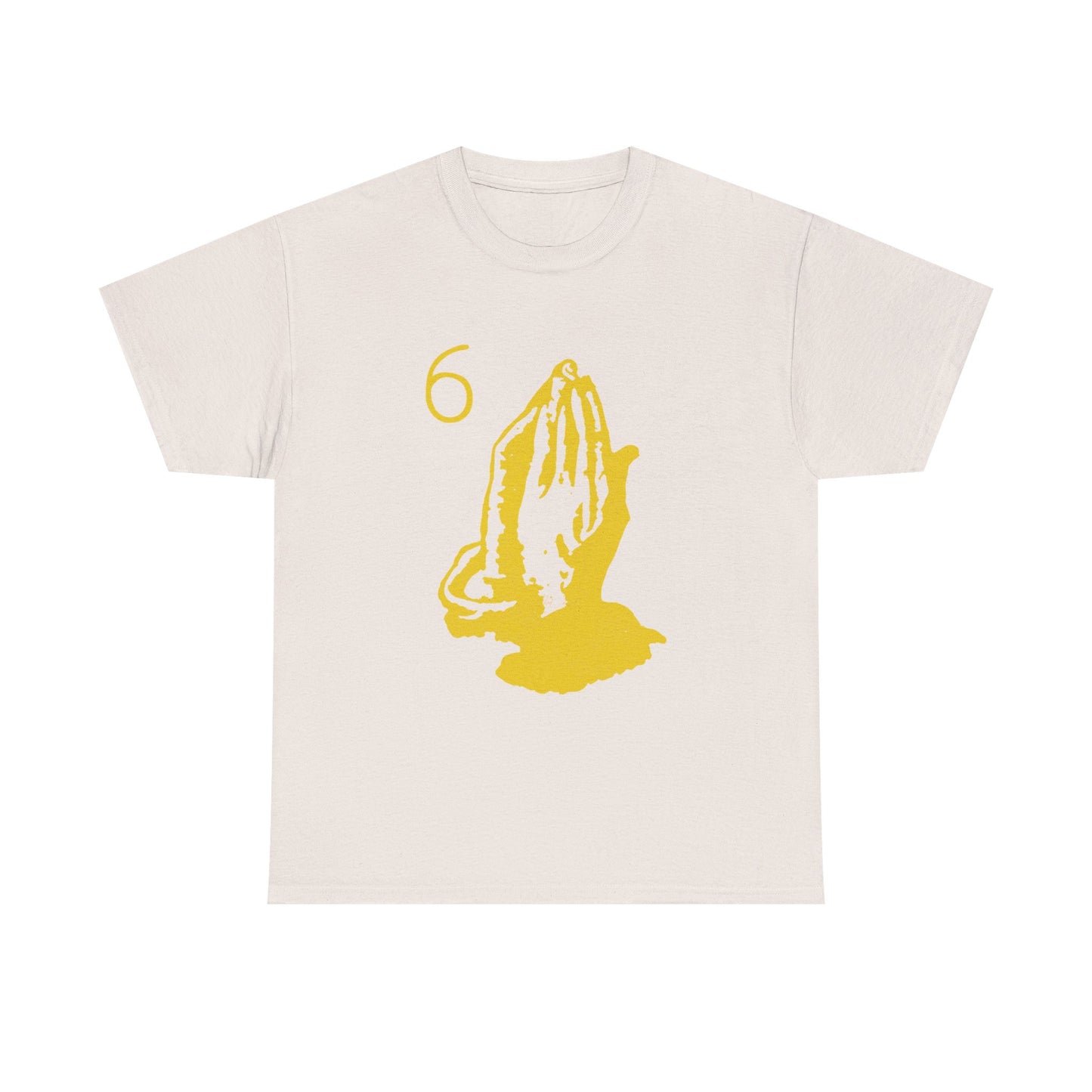 6 God Prayer Hands Heavy Cotton Tee Printify