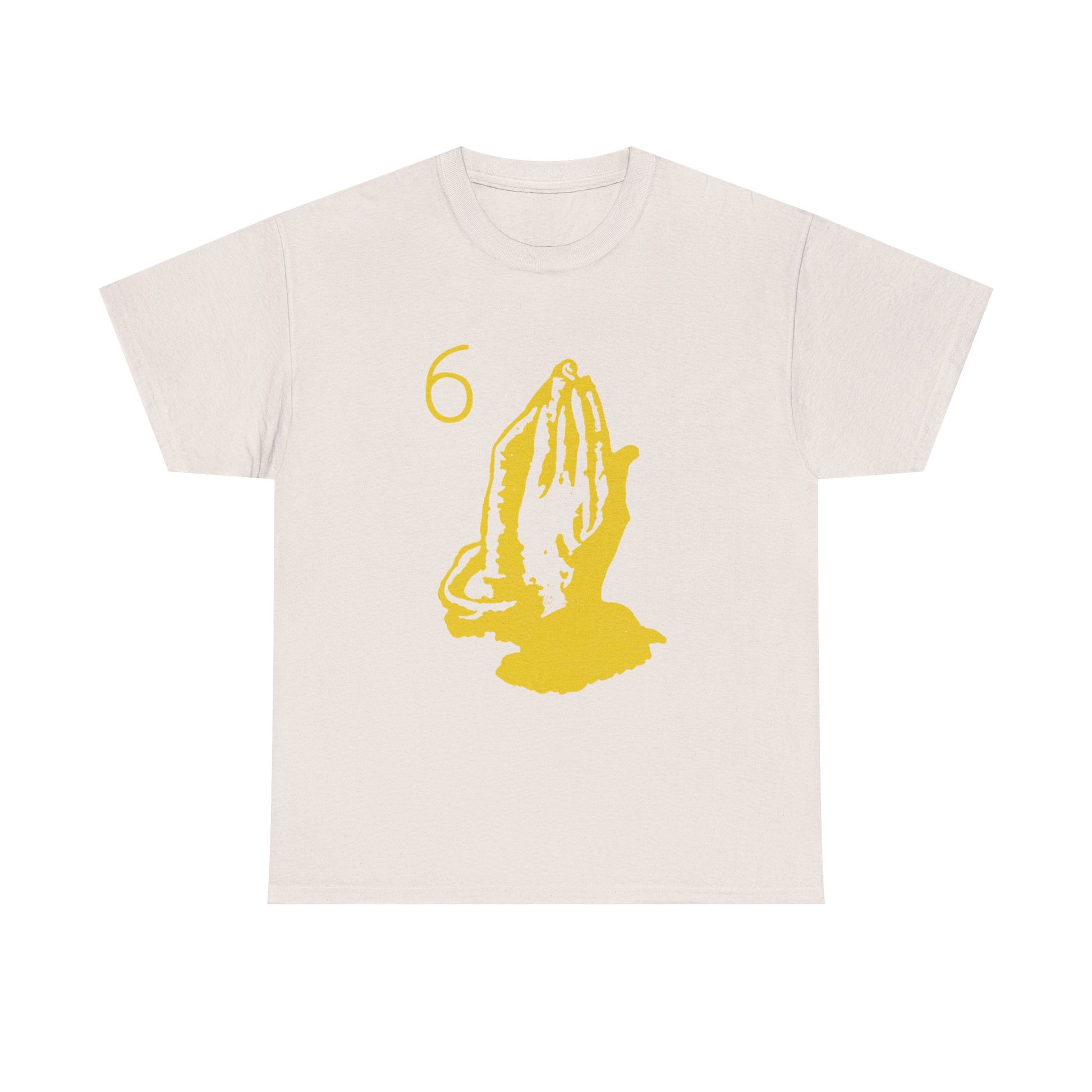 6 God Prayer Hands Heavy Cotton Tee Printify