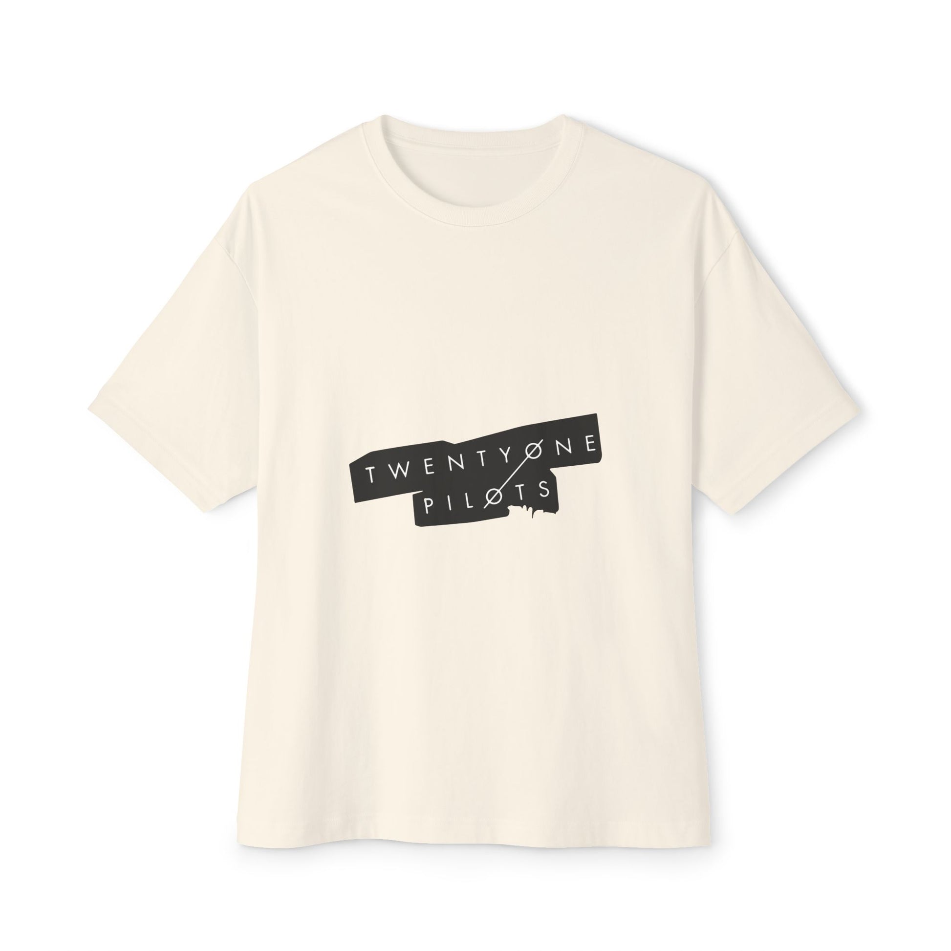 Tilted Echo Unisex Oversized Boxy Tee - snazzymerch