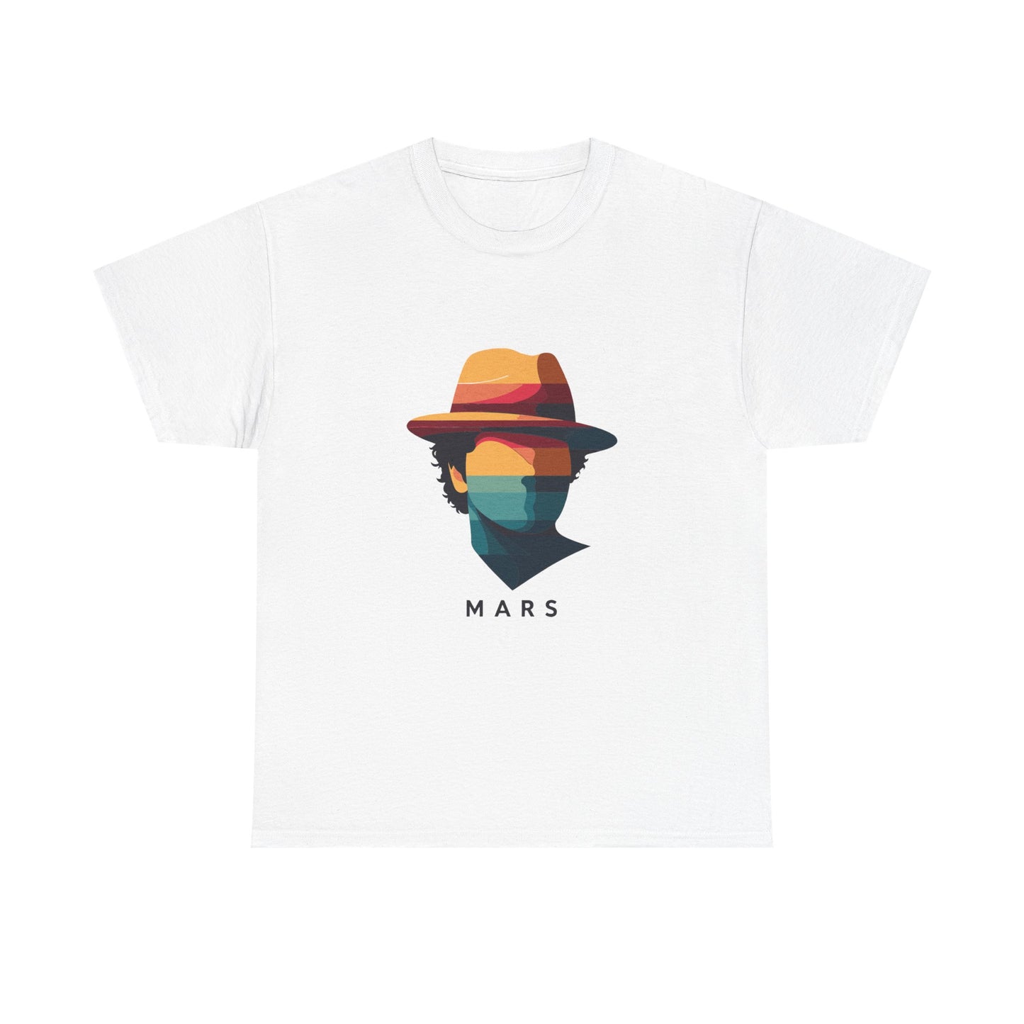 Funk Shadow Portrait Unisex Heavy cotton Tee Printify