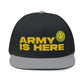 Smiley Army Vibe Flat Bill Cap (Embroidery) - snazzymerch