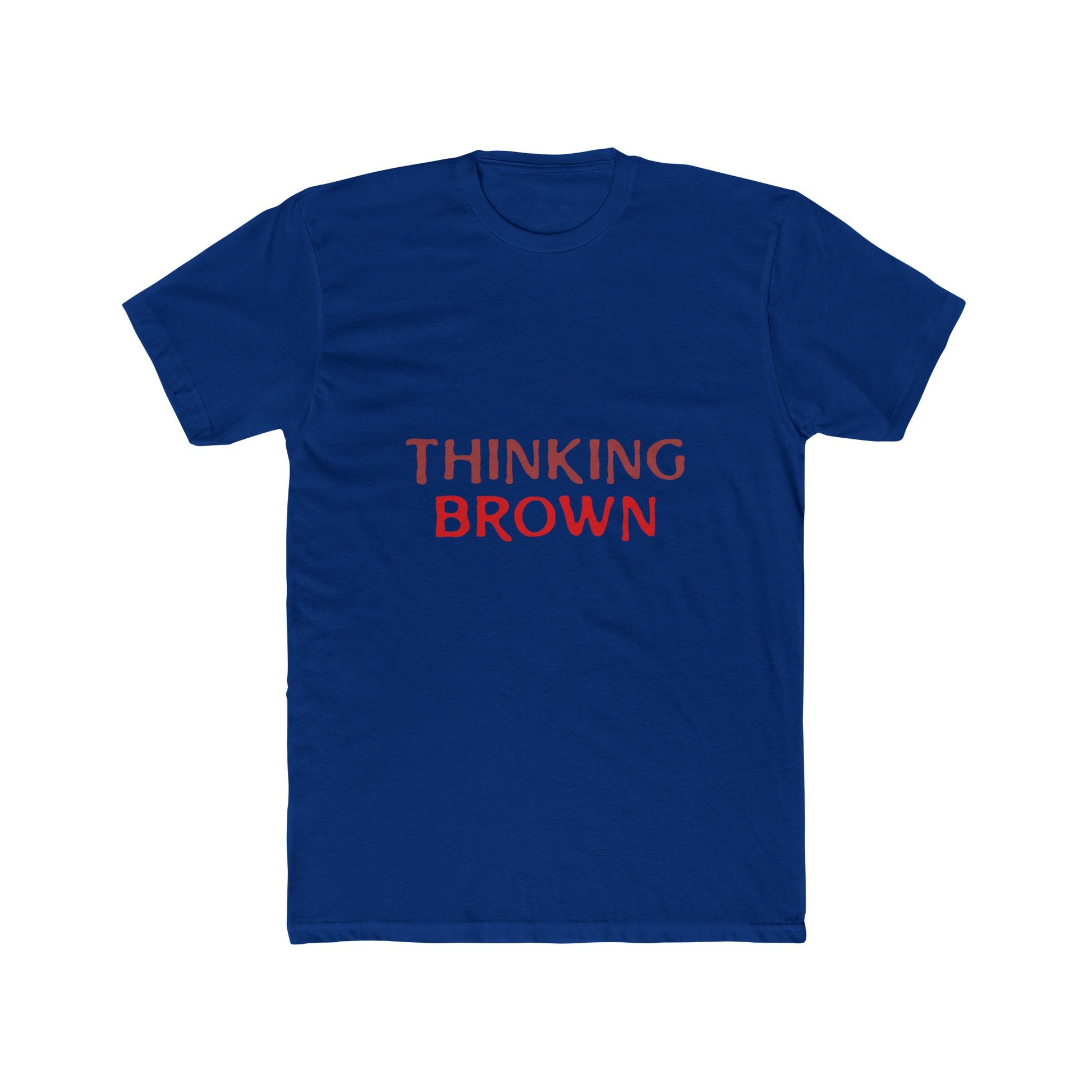 Thinking Bold Text Unisex Cotton Tee - snazzymerch