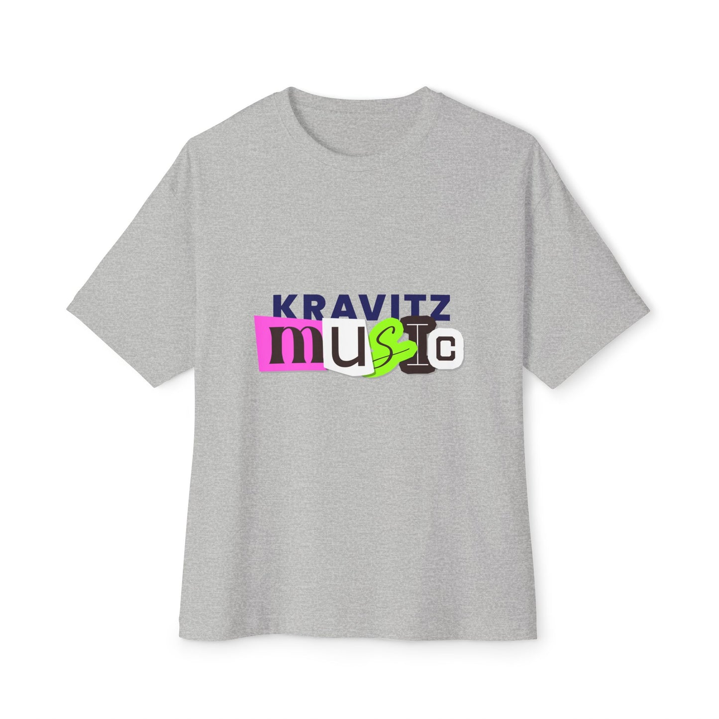 Mixed Tape Music Unisex Oversized Boxy tee Printify