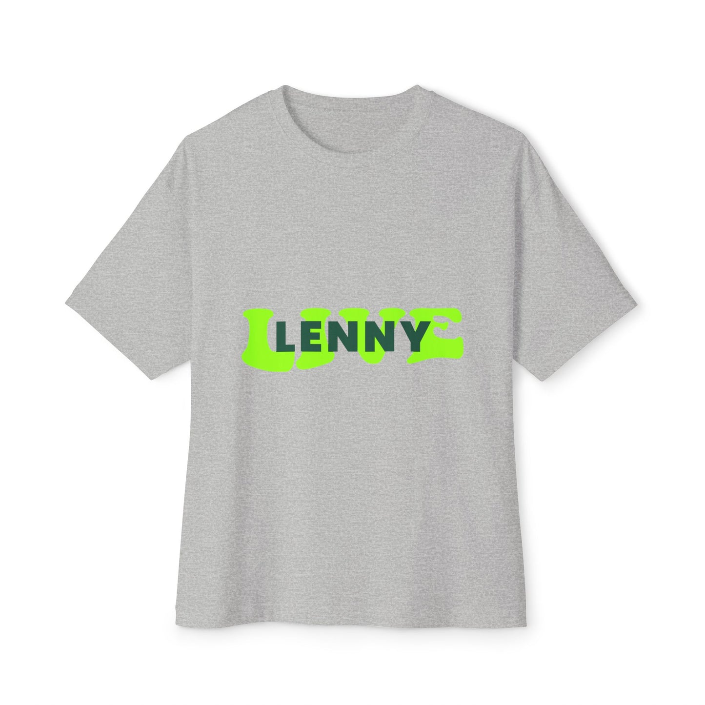 Live Lenny Pop Unisex Oversized Boxy tee Printify
