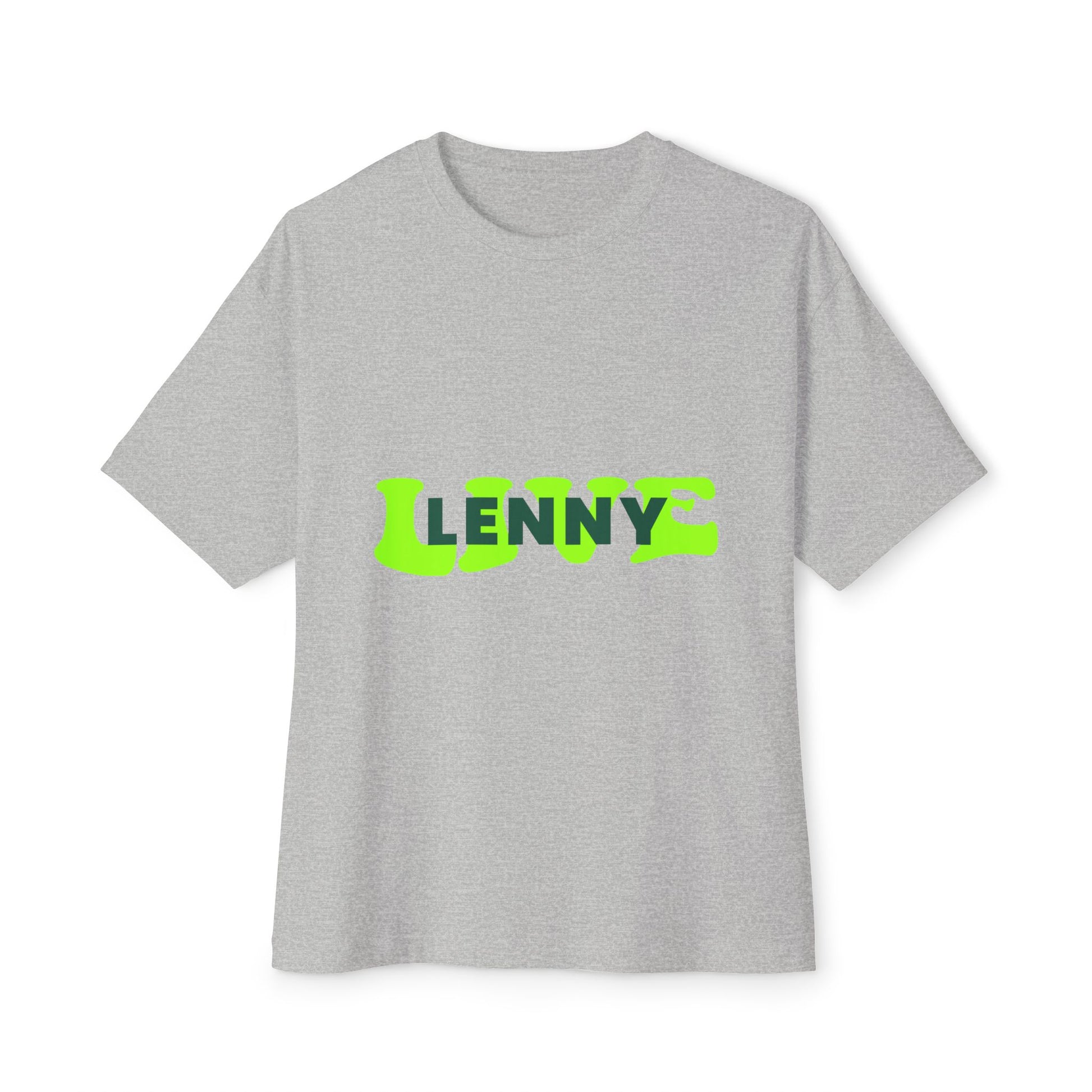 Live Lenny Pop Unisex Oversized Boxy tee Printify