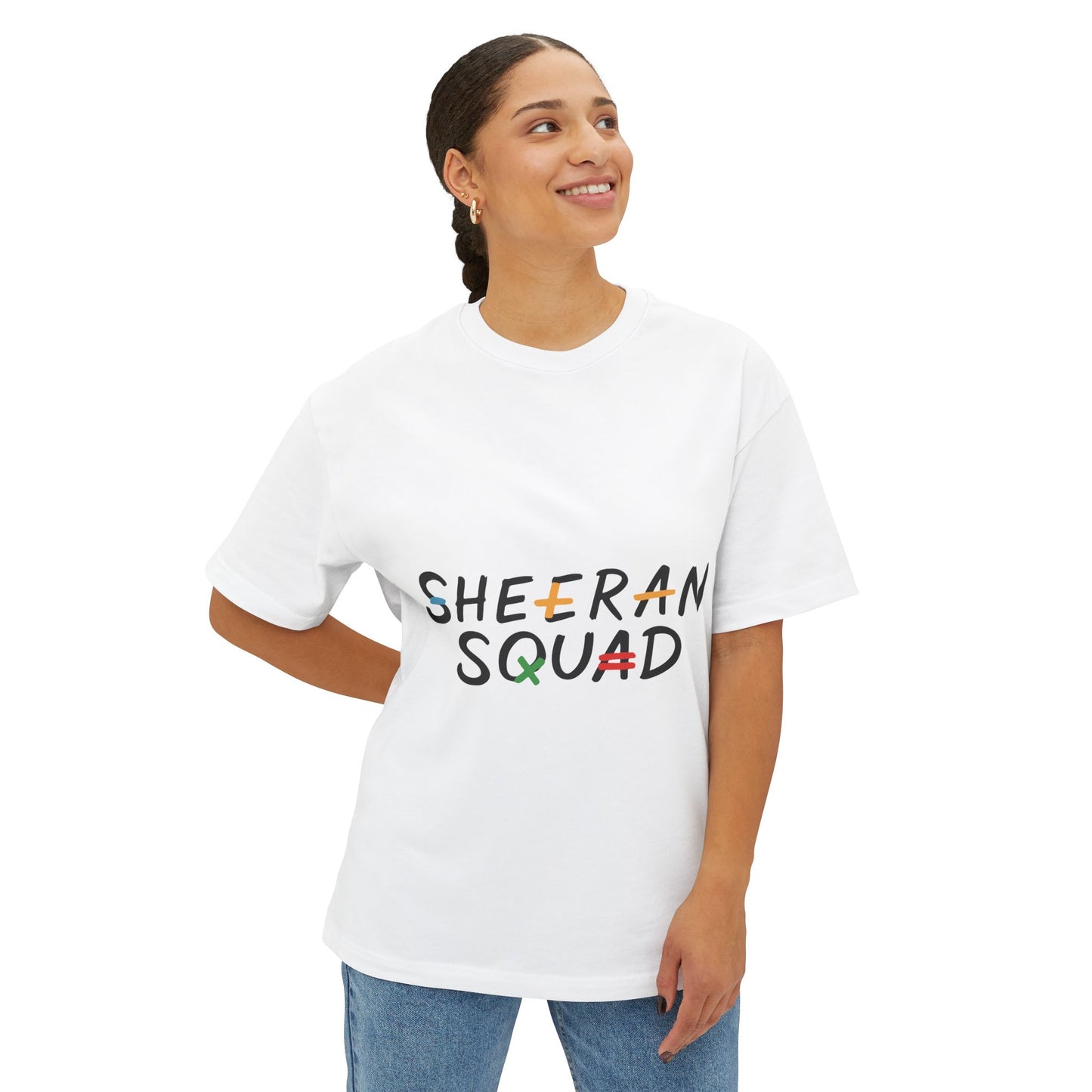 Sheeran Squad Oversized Boxy Tee | SnazzyMerch