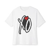 Heart & Shadows Unisex Oversized Boxy Tee - snazzymerch
