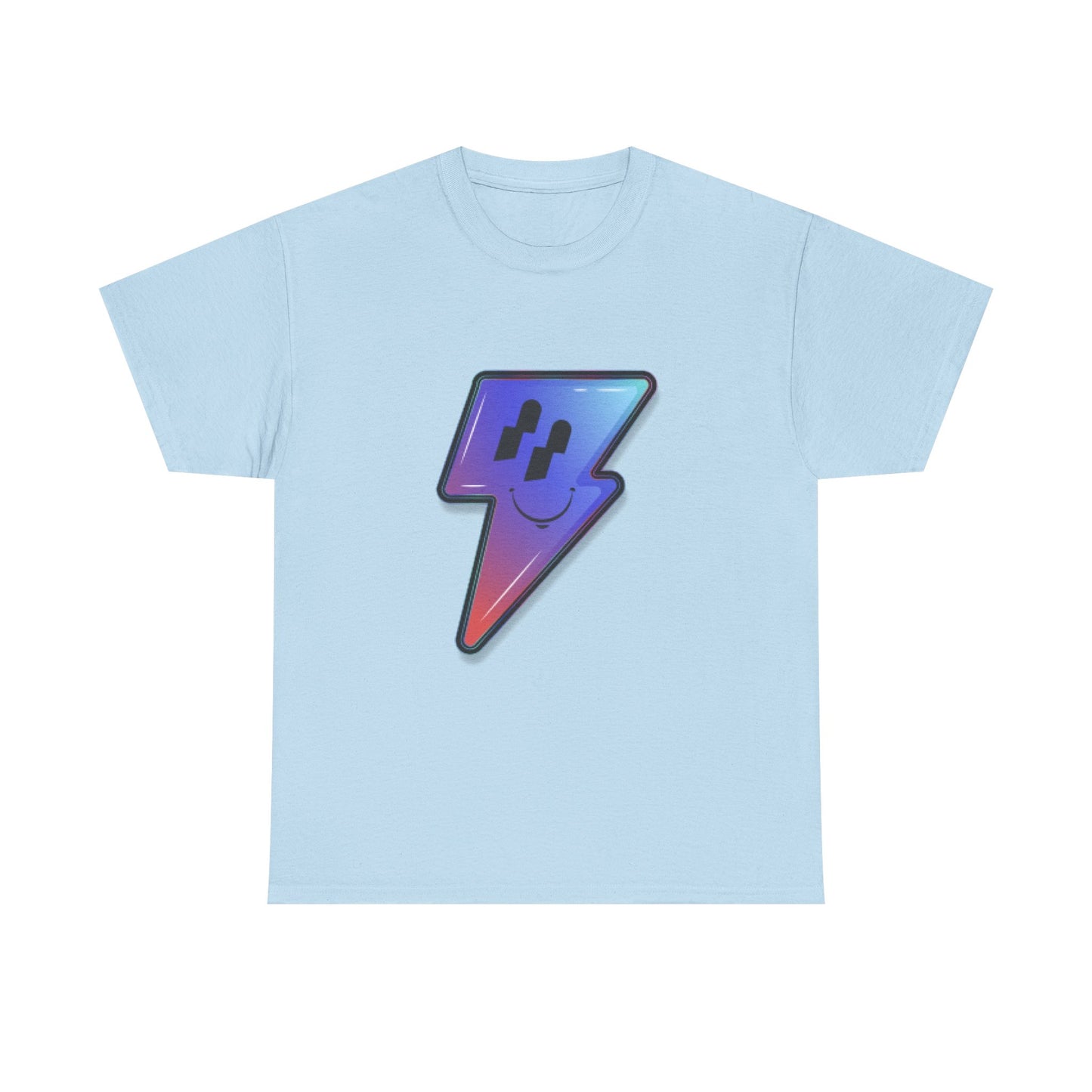 Smiley Charge Pop Unisex Heavy cotton tee Printify