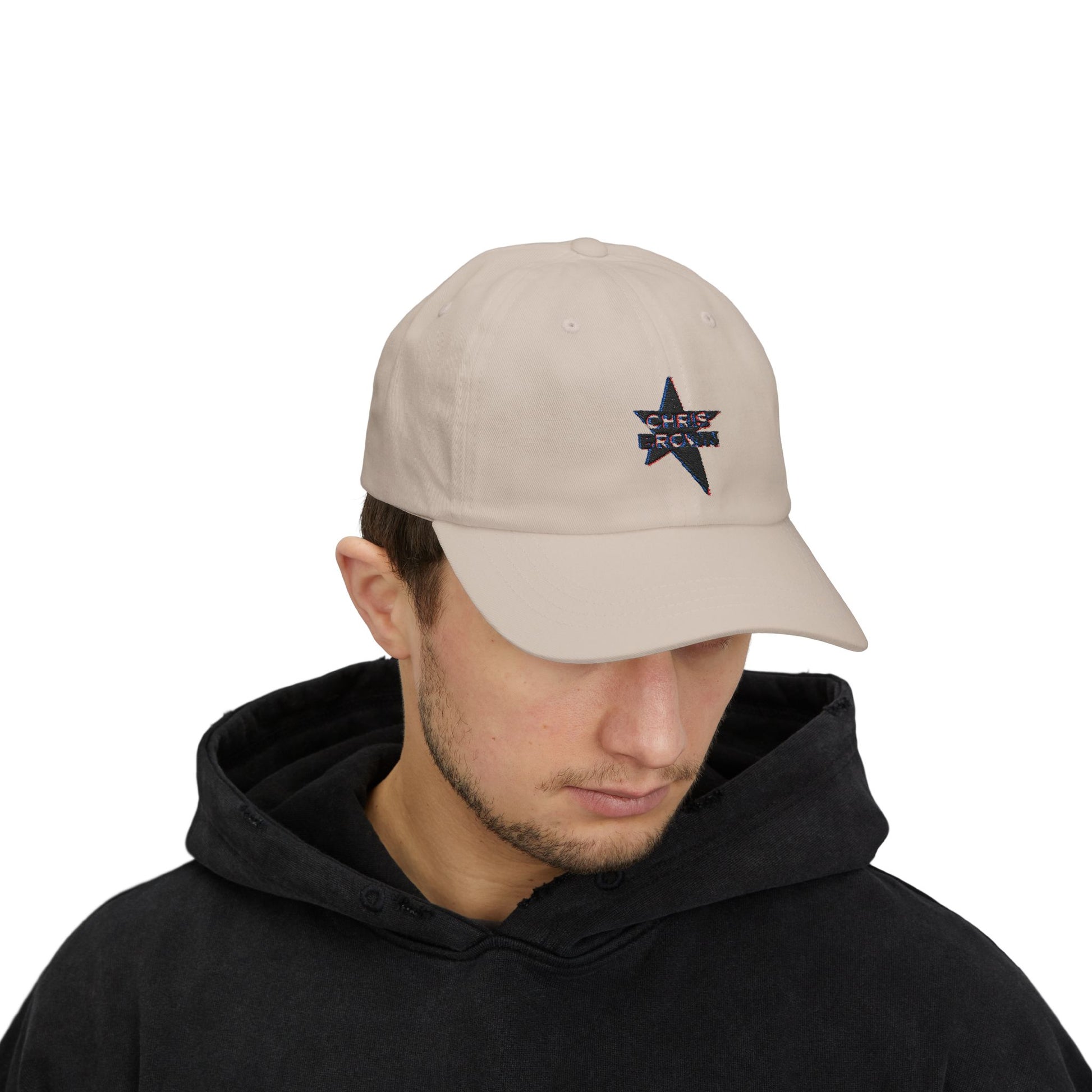 Star Outline Retro Classic Dad Cap - snazzymerch
