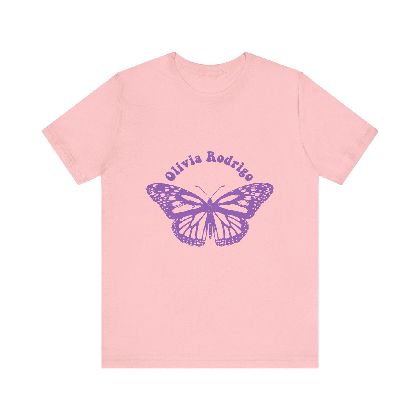 Olivia Rodrigo Unisex Jersey Short Sleeve Tee - With Butterfly Printify