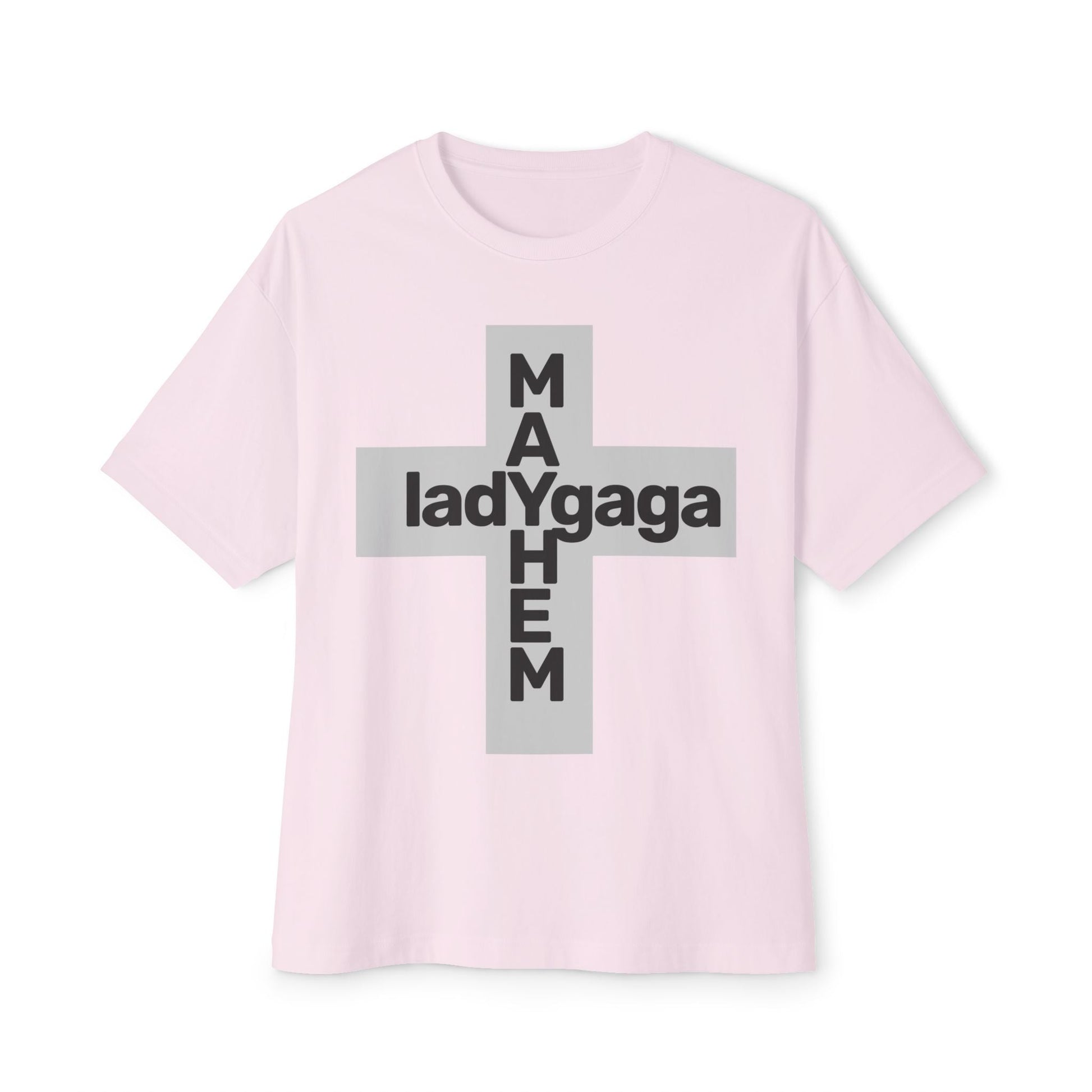Lady Cross Mayhem-Unisex Oversized Tee Printify