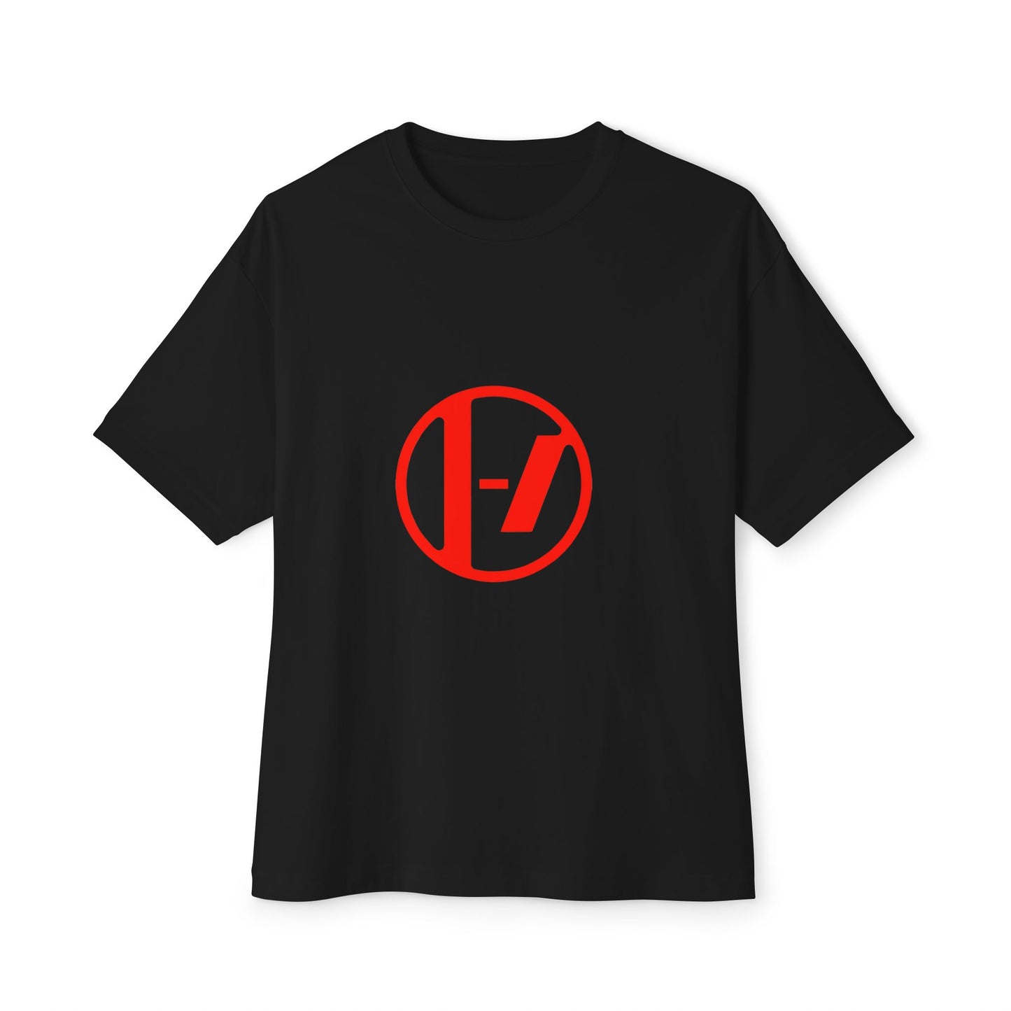 Crimson Orbit Unisex Oversized Boxy Tee - snazzymerch