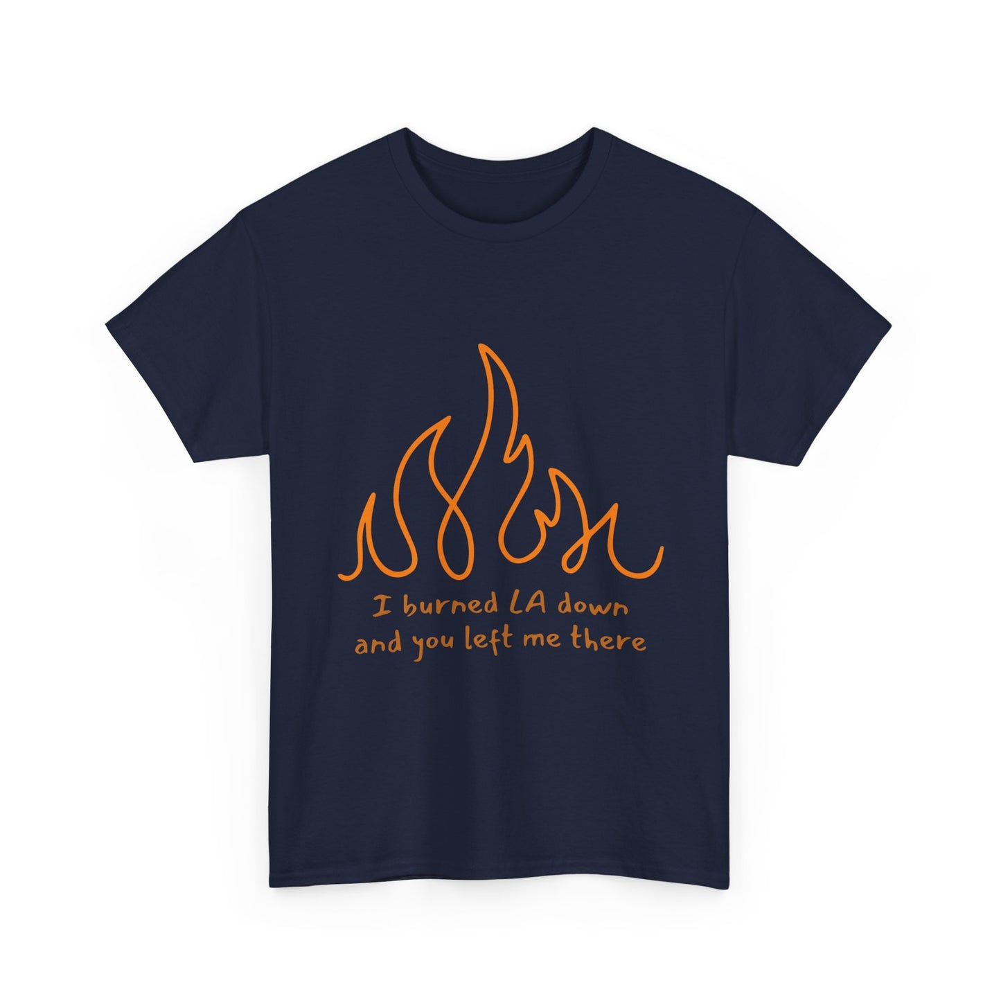 Flame Unisex Heavy Cotton Tee - snazzymerch