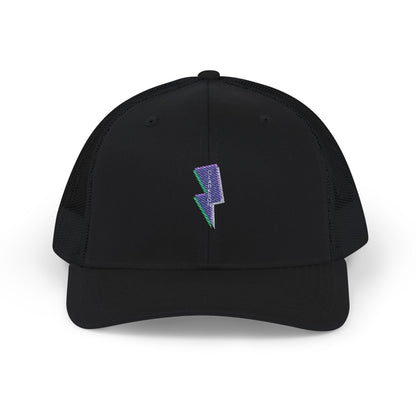 Neon Bolt Energy Snapback Trucker cap Printify