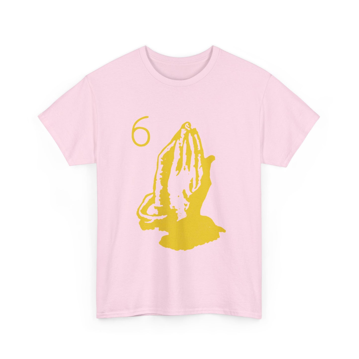 6 God Prayer Hands Heavy Cotton Tee Printify