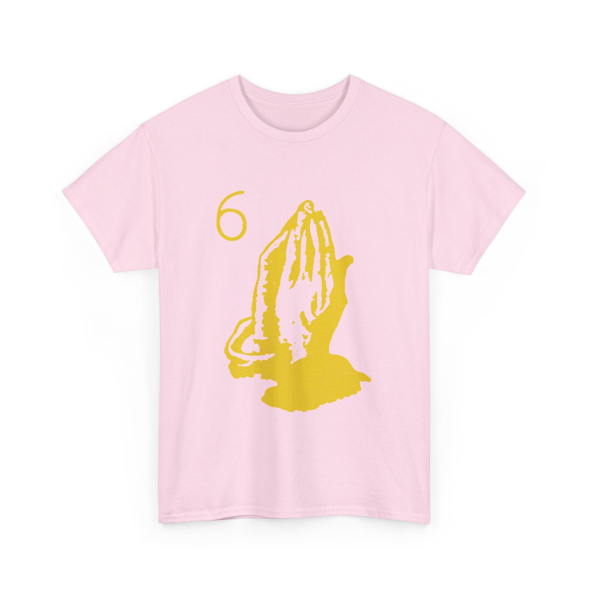 6 God Prayer Hands Heavy Cotton Tee Printify