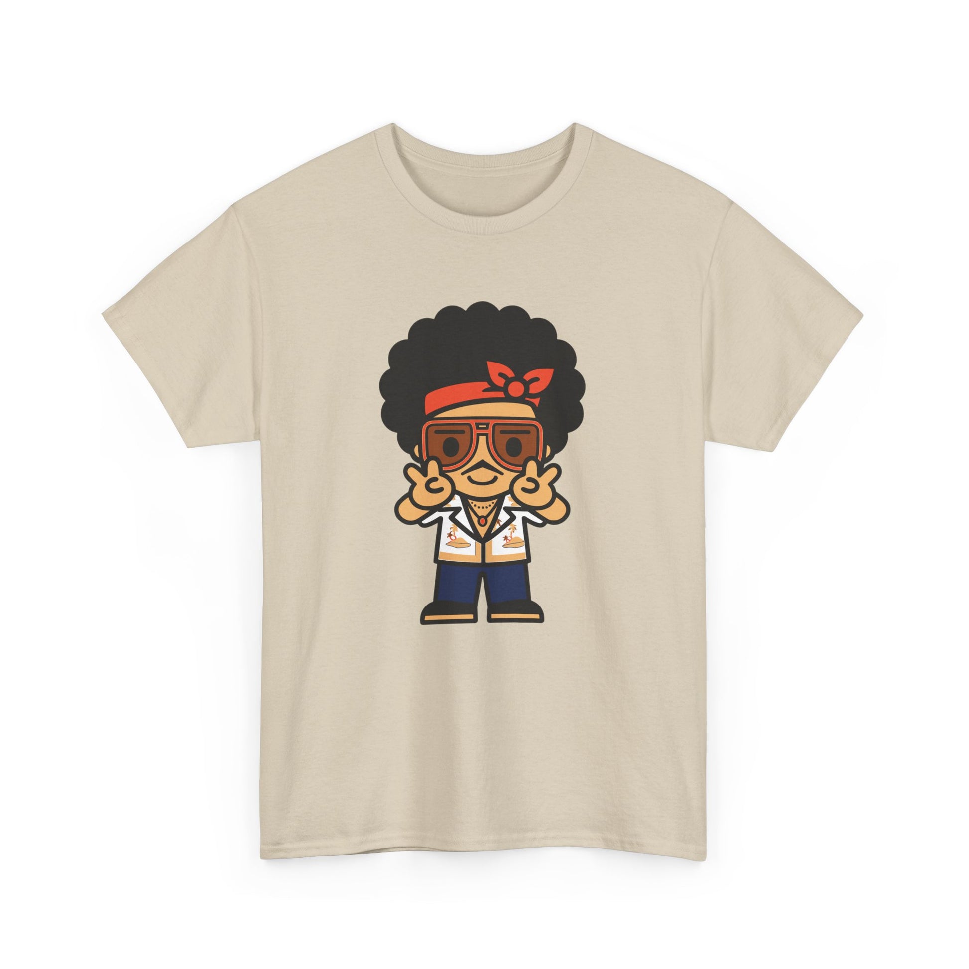 Afro Disco Mood Unisex Heavy cotton Tee Printify