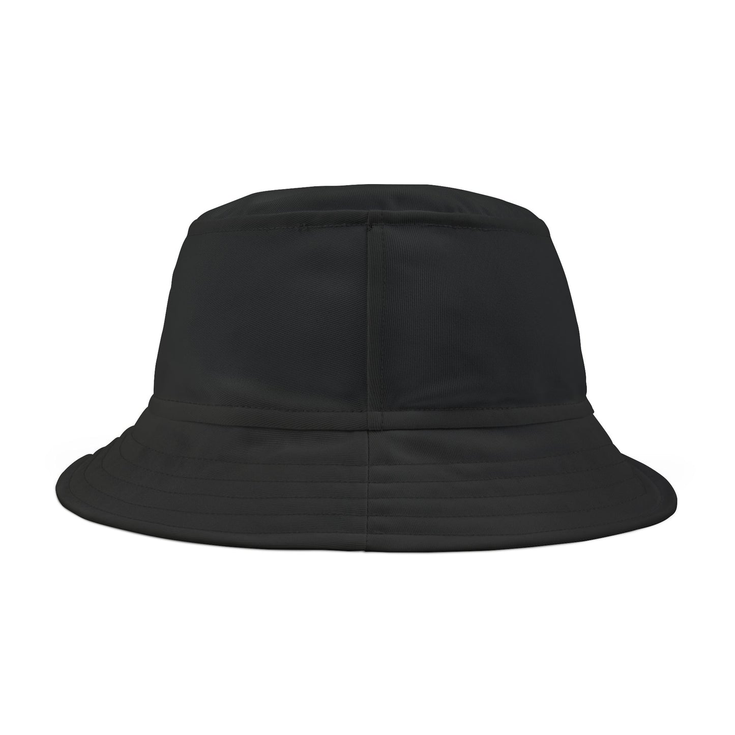 Orange Lightning Text Logo Bucket Hat Printify