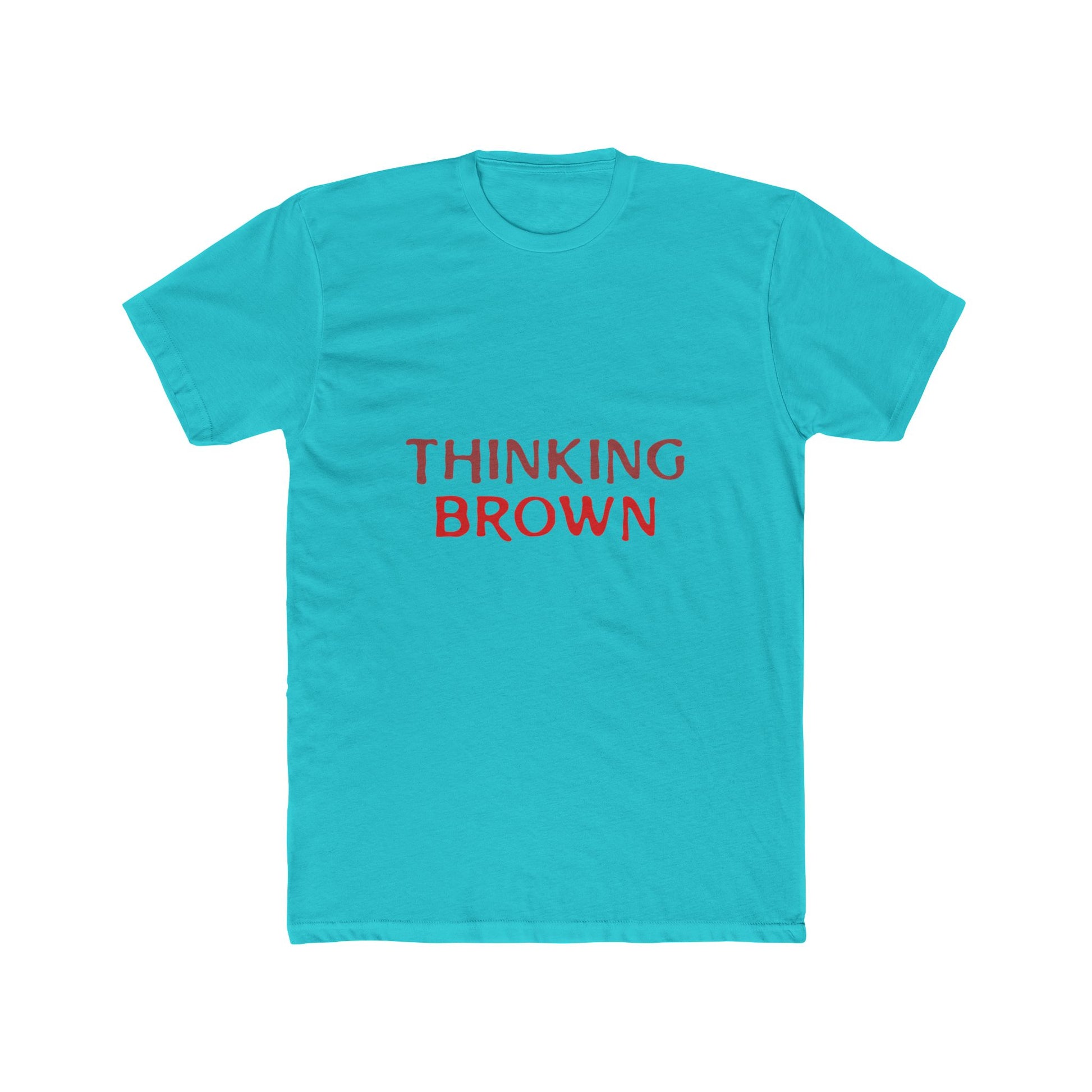 Thinking Bold Text Unisex Cotton Tee - snazzymerch