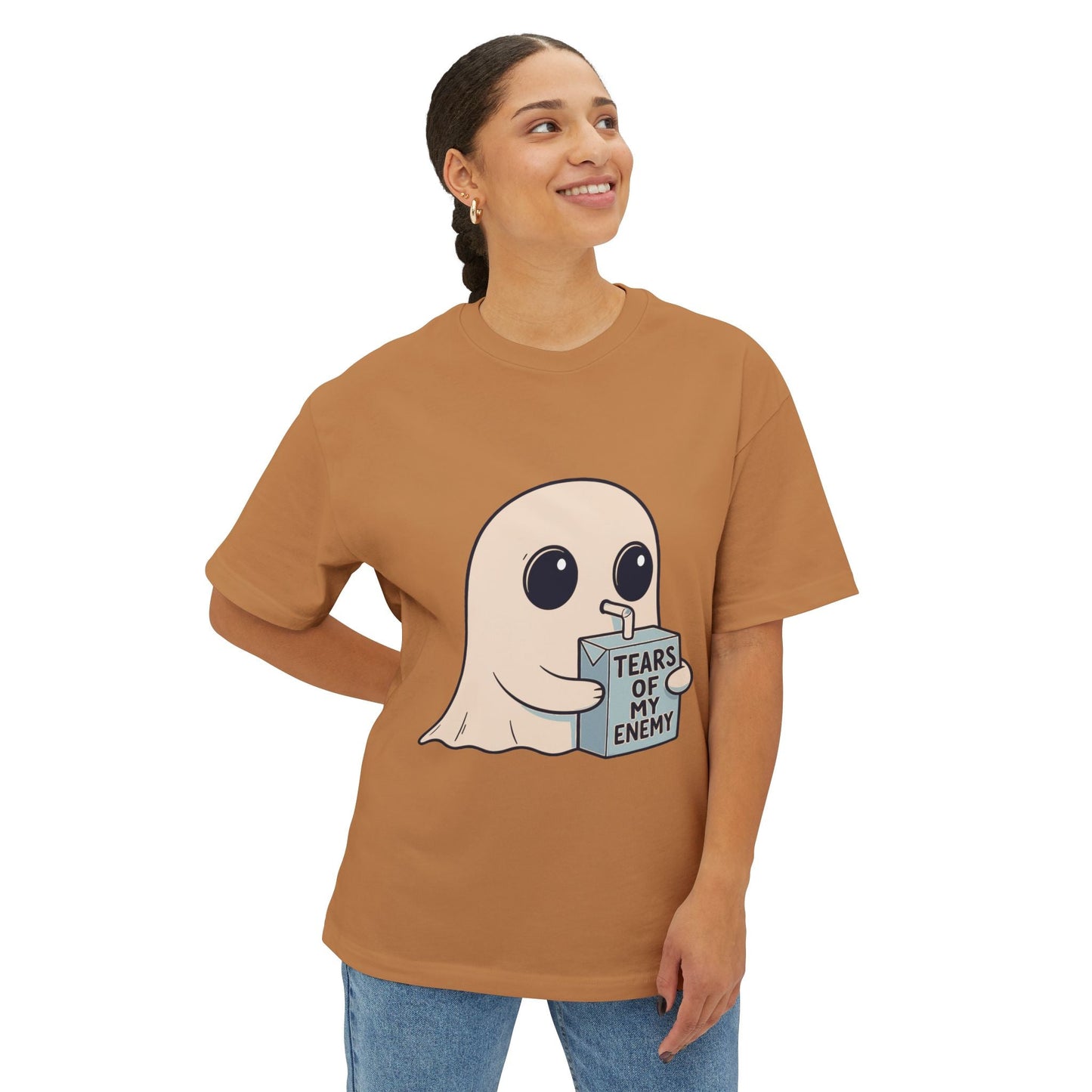 Oversized boxy Tee – Snazzy Tears Edition Printify