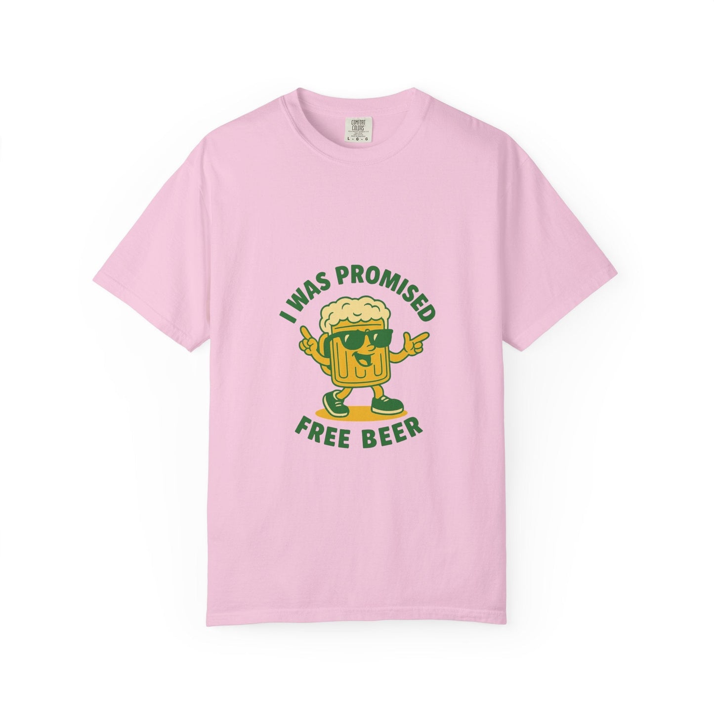 Unisex Garment-Dyed T-shirt – Snazzy Free Beer Edition Printify