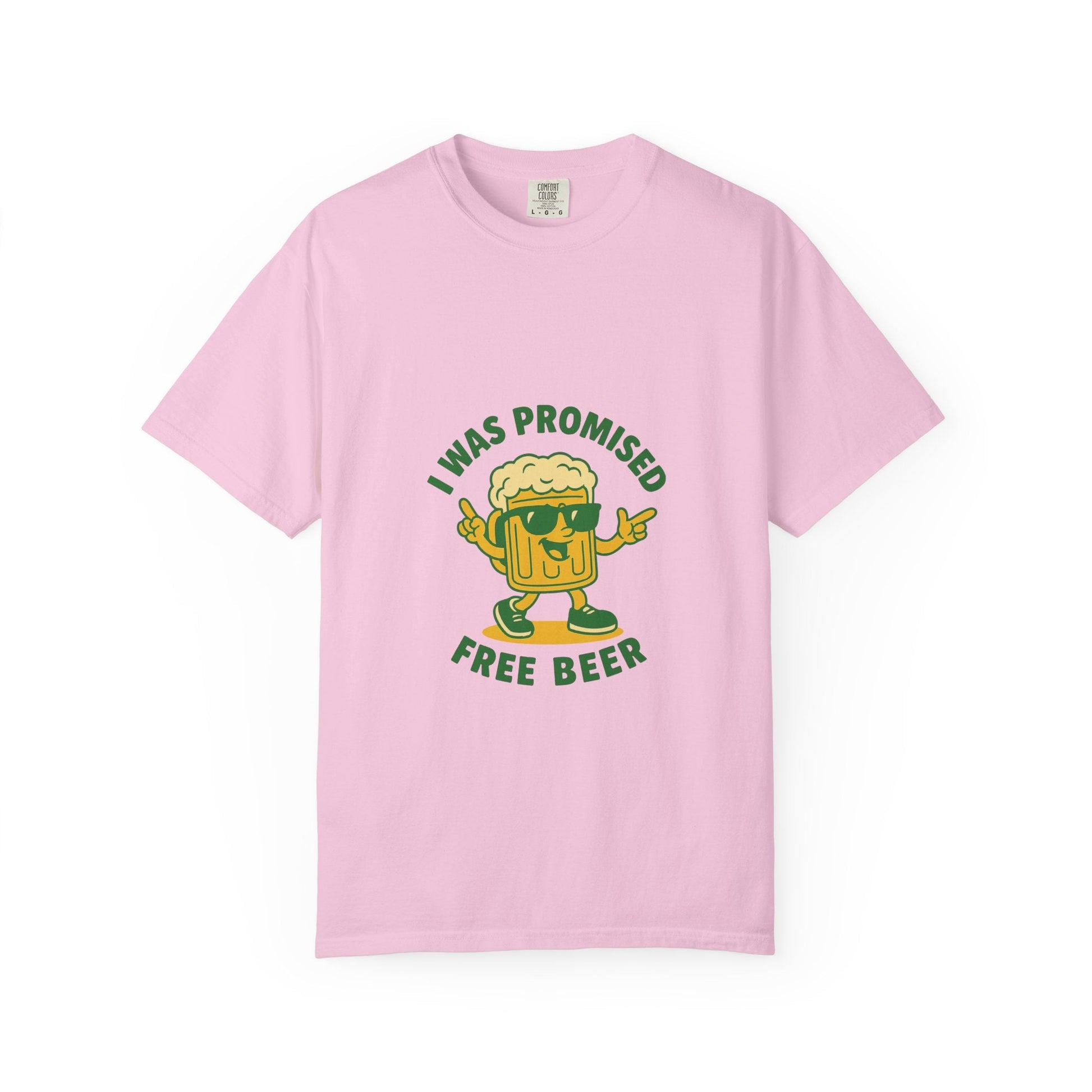 Unisex Garment-Dyed T-shirt – Snazzy Free Beer Edition Printify