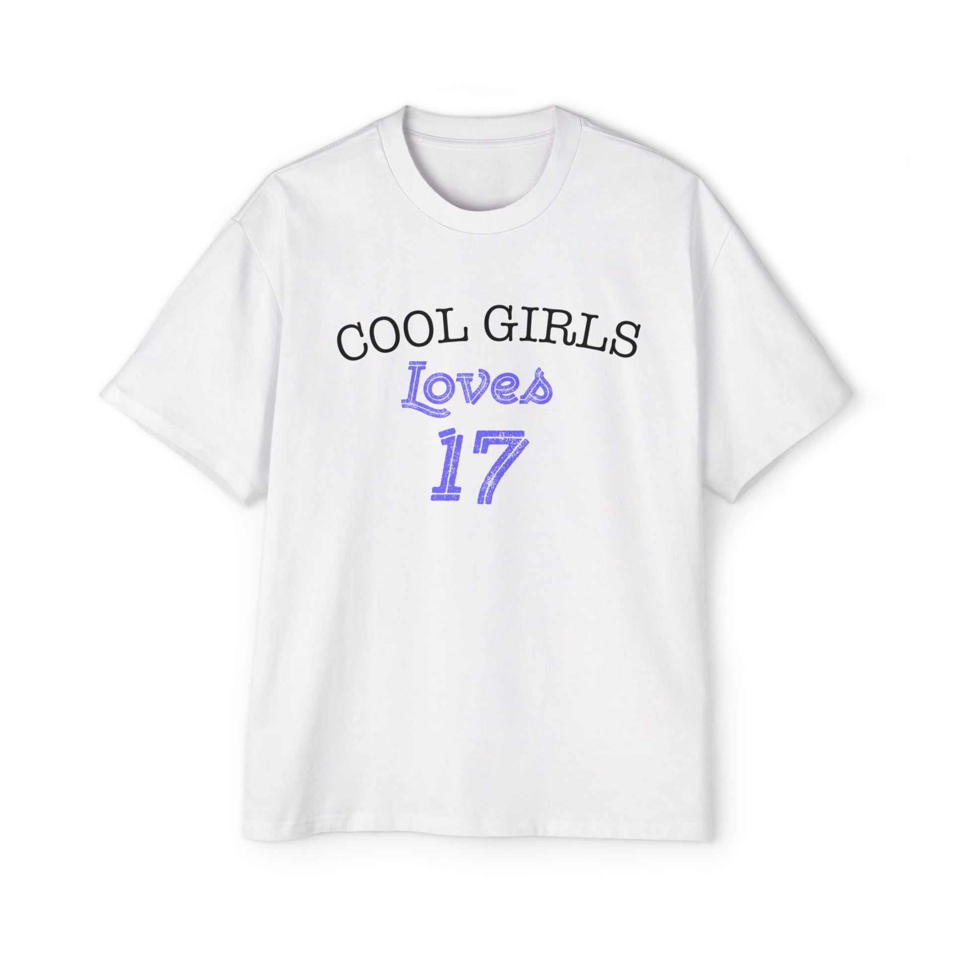 Love for 17 Graphic Men's Heavy Oversized Tee - snazzymerch