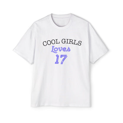 Love for 17 Graphic Men's Heavy Oversized Tee - snazzymerch