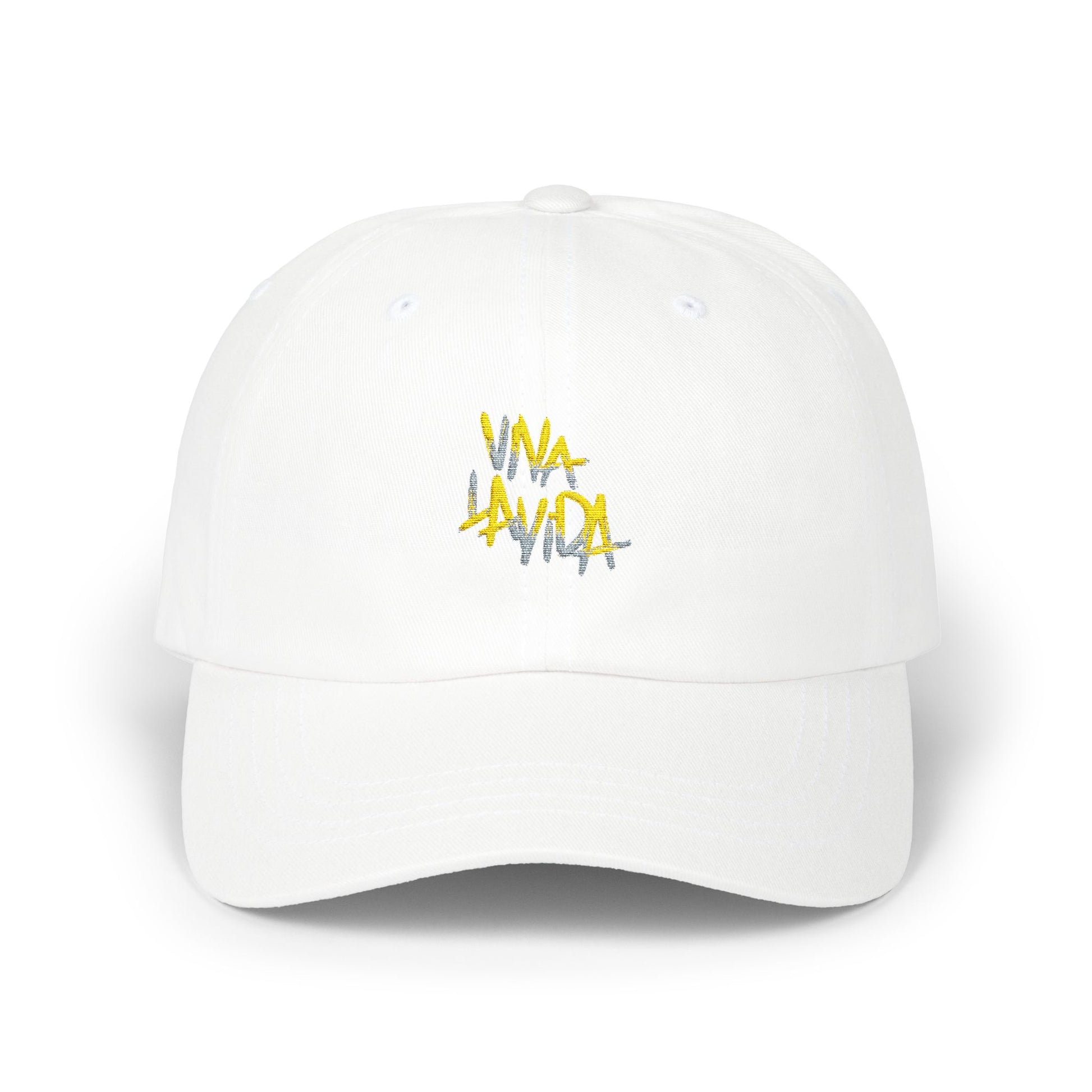 Golden Brush Script Classic dad cap Printify