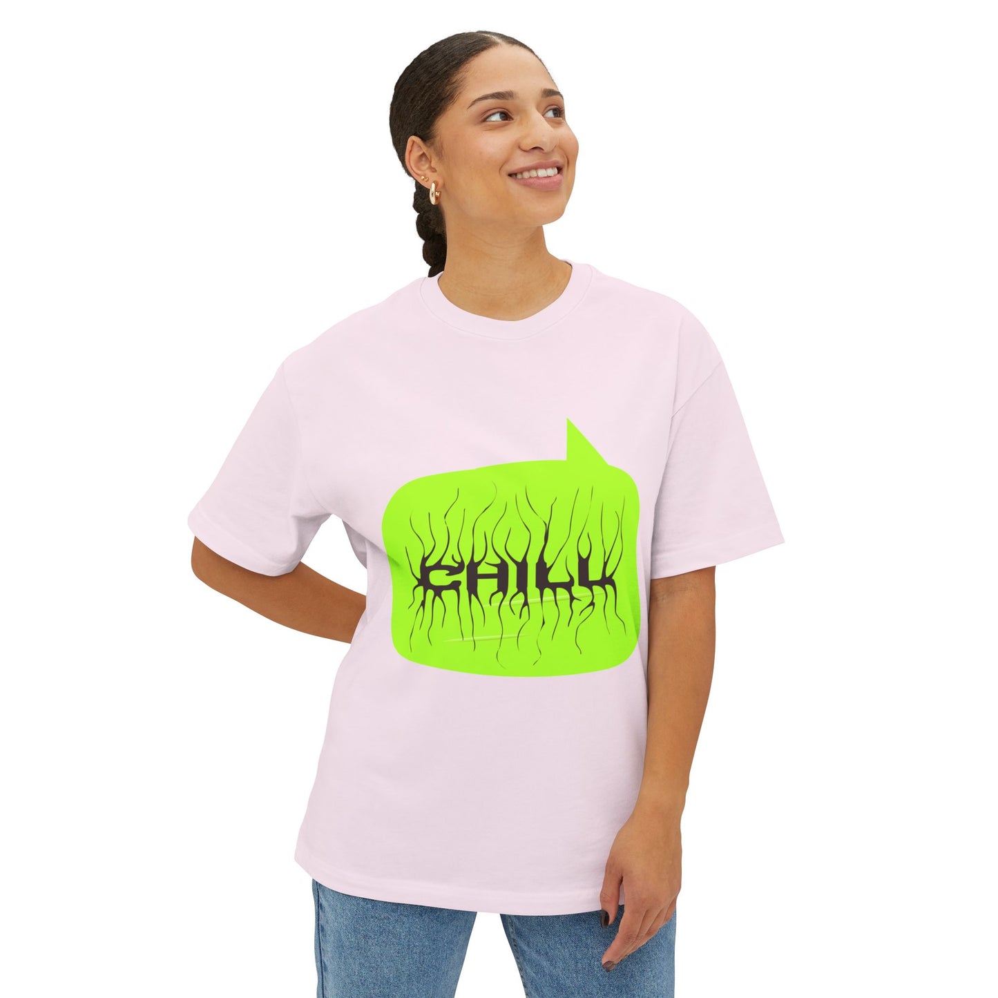 Chill Vibe Roots Unisex Oversized Boxy tee Printify