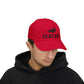 Red Typography Classic Dad Cap - snazzymerch
