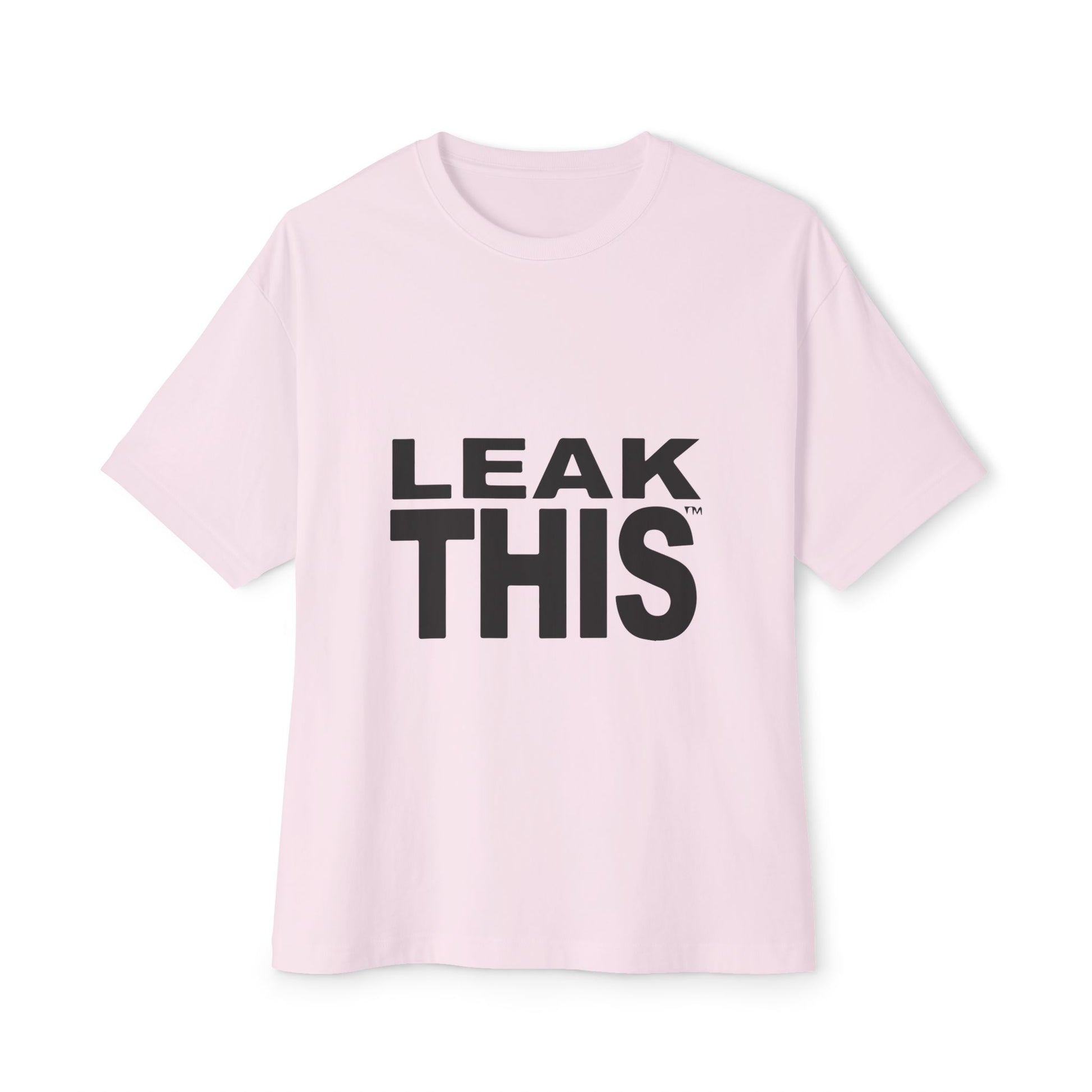 Bold Lettering Unisex Oversized Boxy Tee - snazzymerch