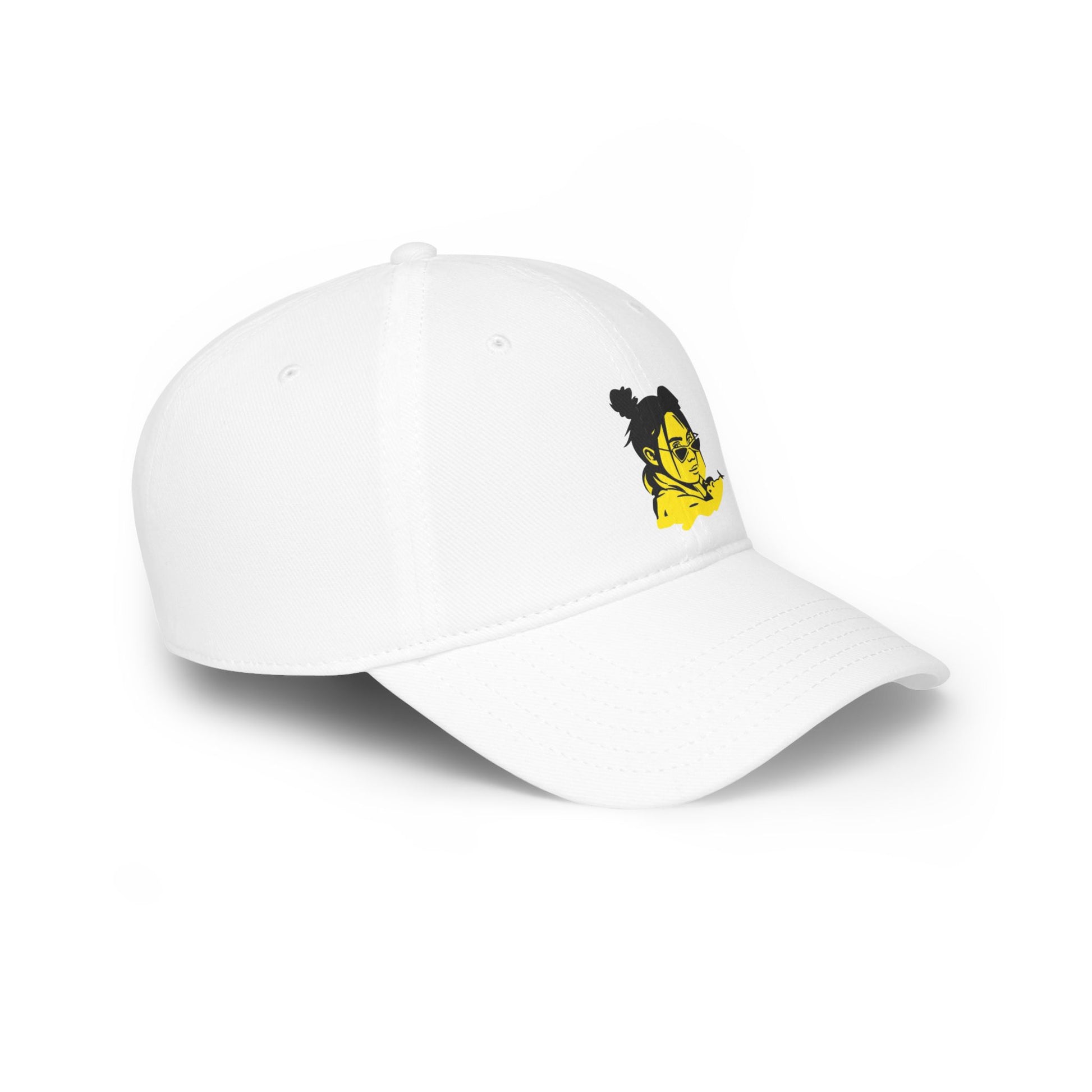 Billie Eilish Inspired Baseball Cap – Neon Mood Portrait Edition Printify