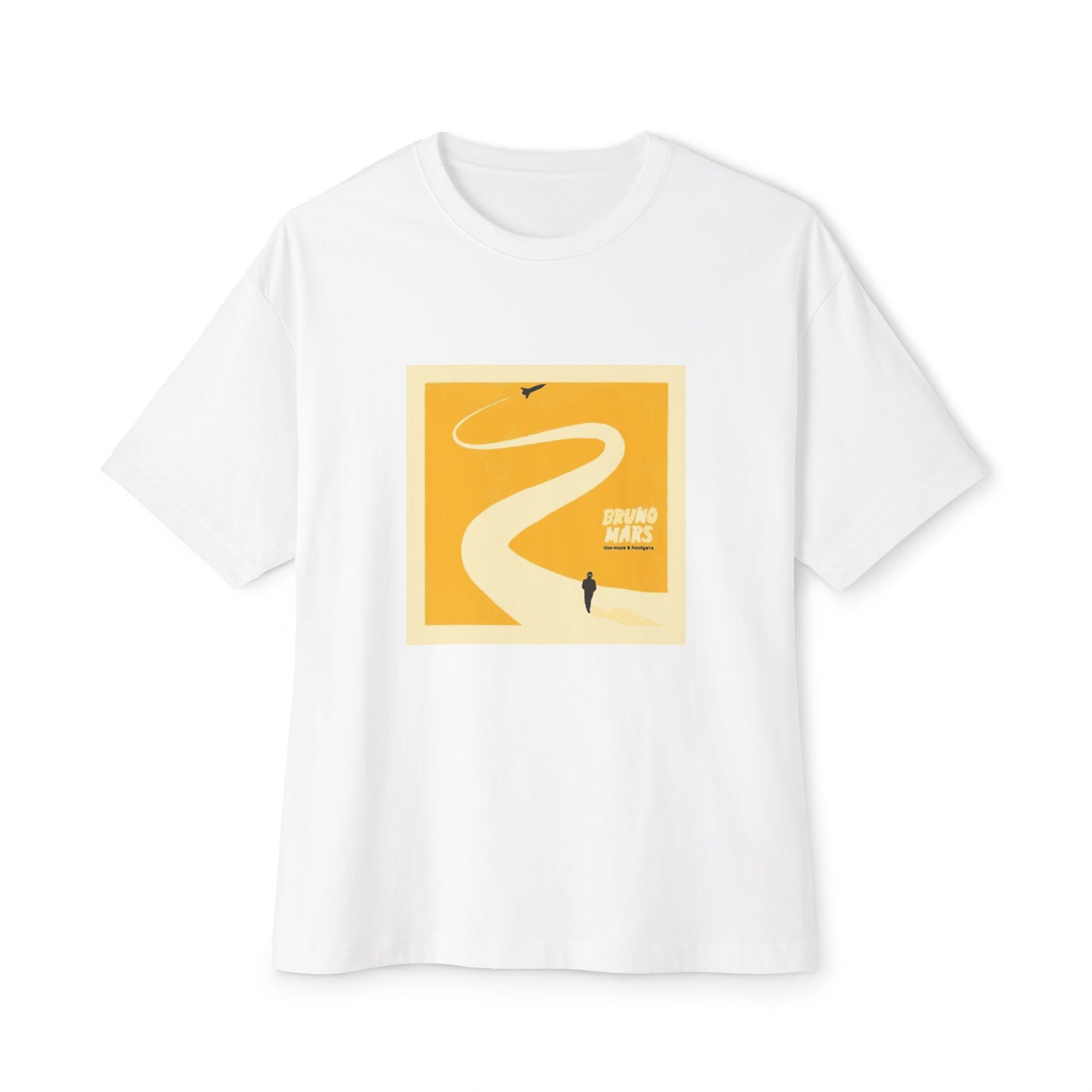 Sunset Trail Vibes Unisex Oversized Boxy Tee Printify