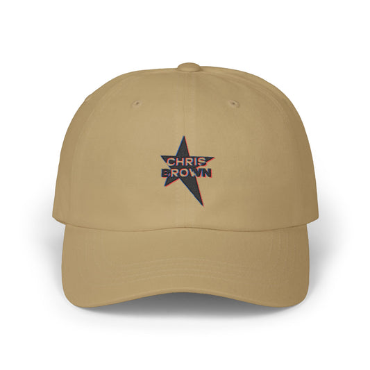 Star Outline Retro Classic Dad Cap - snazzymerch