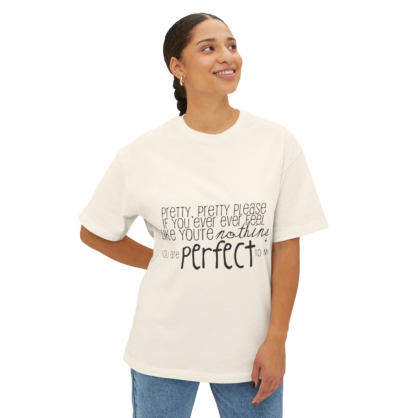 Fearless Vibes Unisex Oversized Boxy Tee - snazzymerch