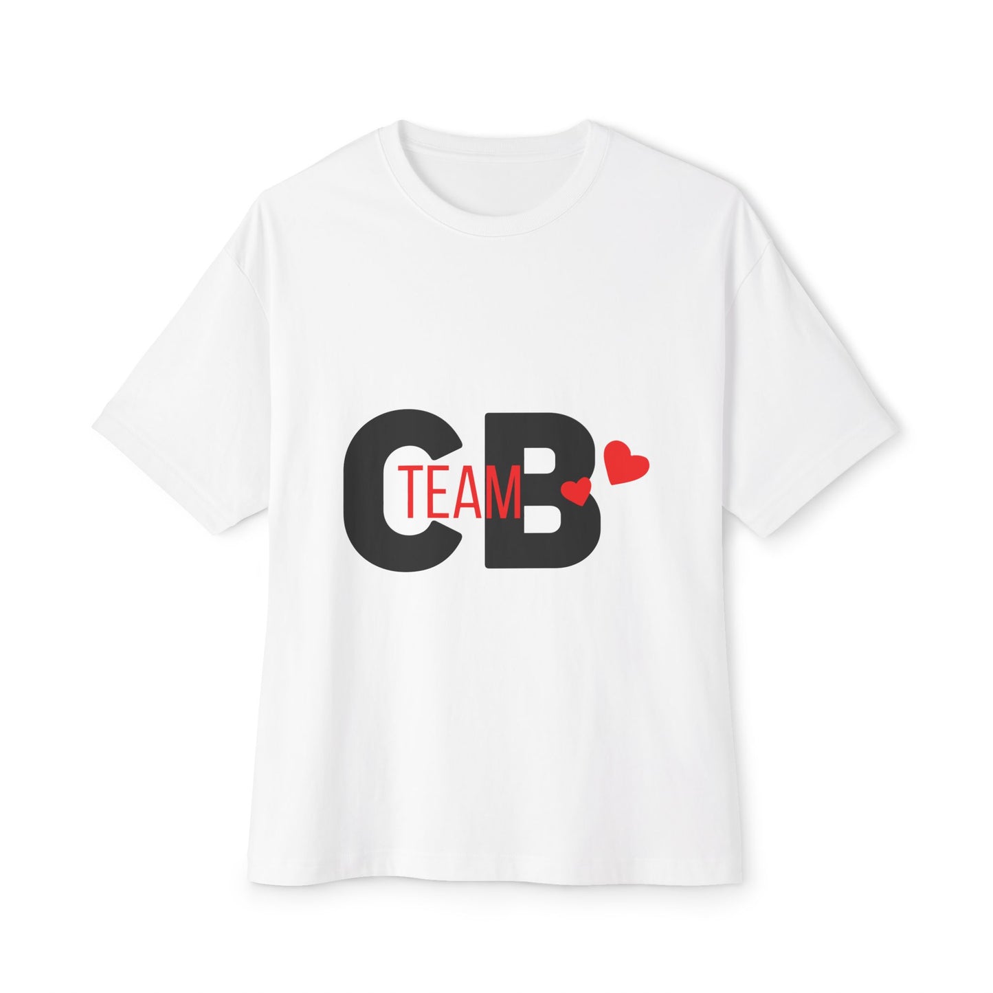Heart Team Unisex oversized Boxy Tee - snazzymerch