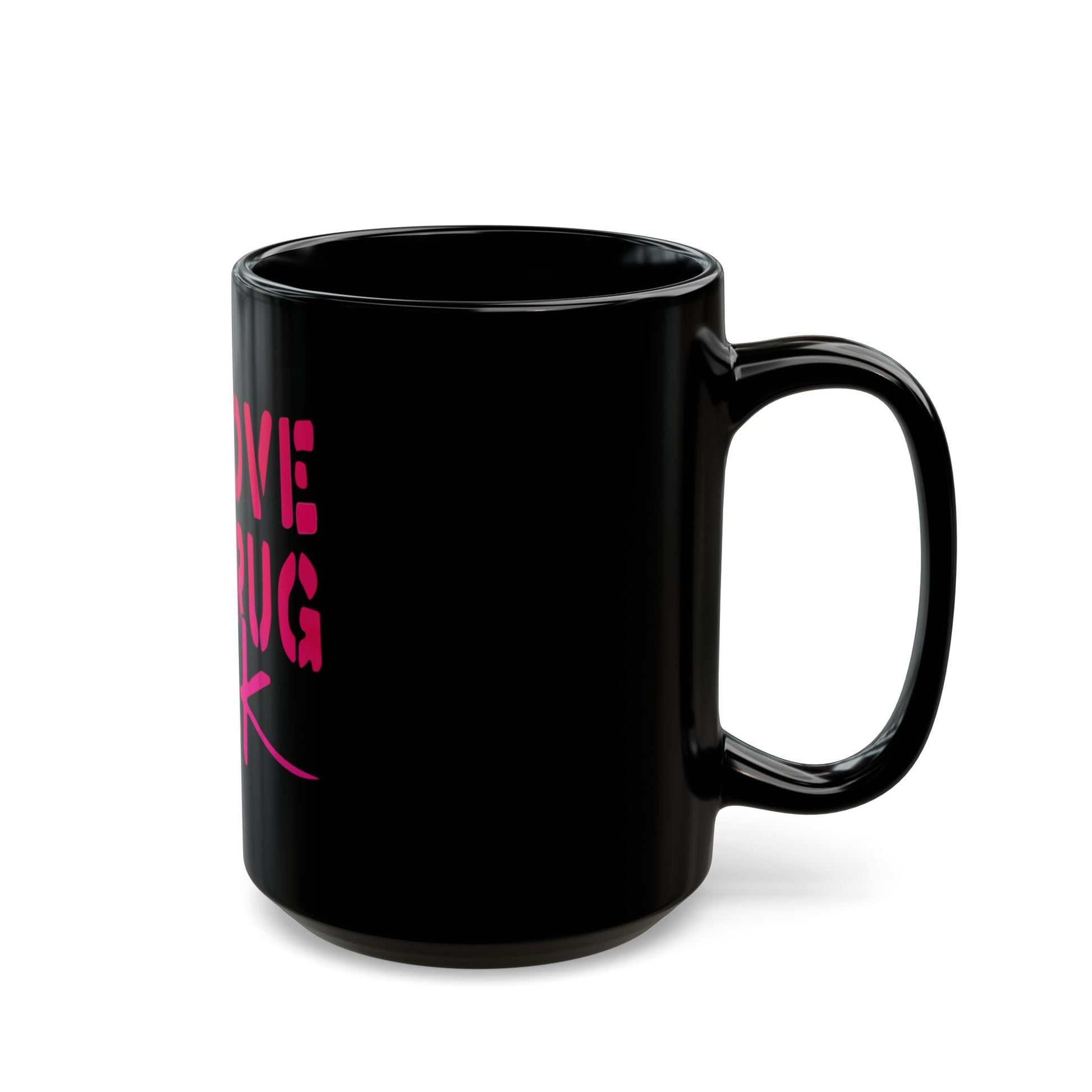 Love & Energy Black Mug (11oz, 15oz) - snazzymerch