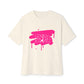 Electric Graffiti Drip Unisex Oversized Boxy tee Printify