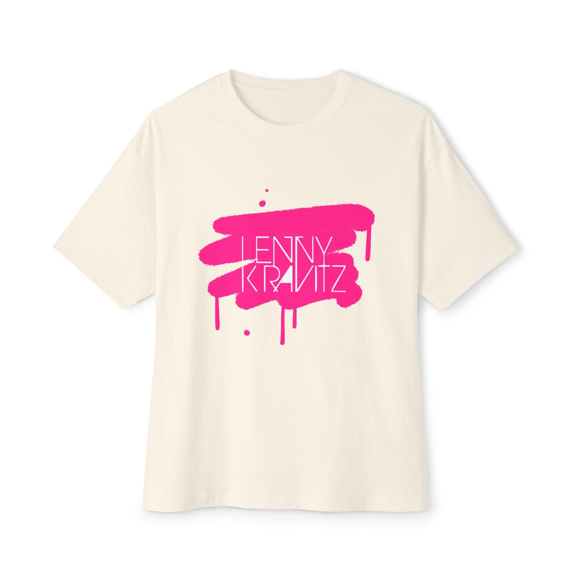 Electric Graffiti Drip Unisex Oversized Boxy tee Printify