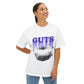 Guts Drip Effect Halftone-Oversized Tee Printify