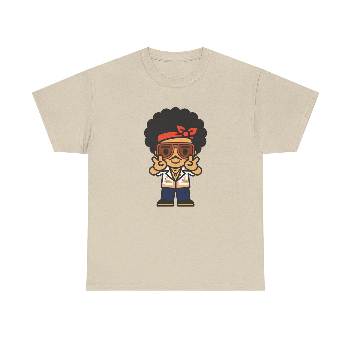 Afro Disco Mood Unisex Heavy cotton Tee Printify