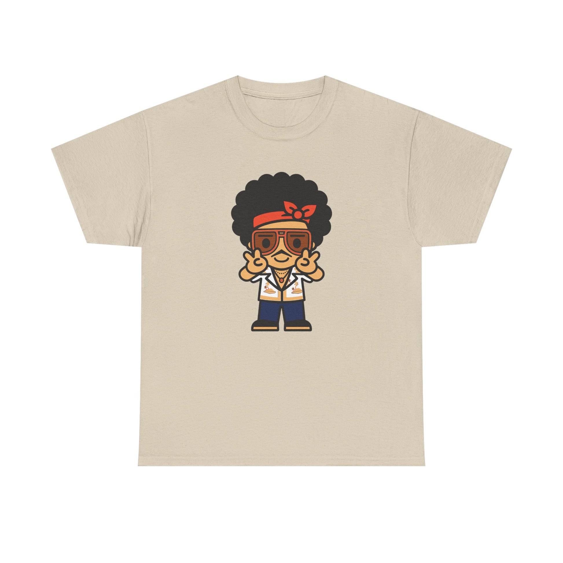 Afro Disco Mood Unisex Heavy cotton Tee Printify