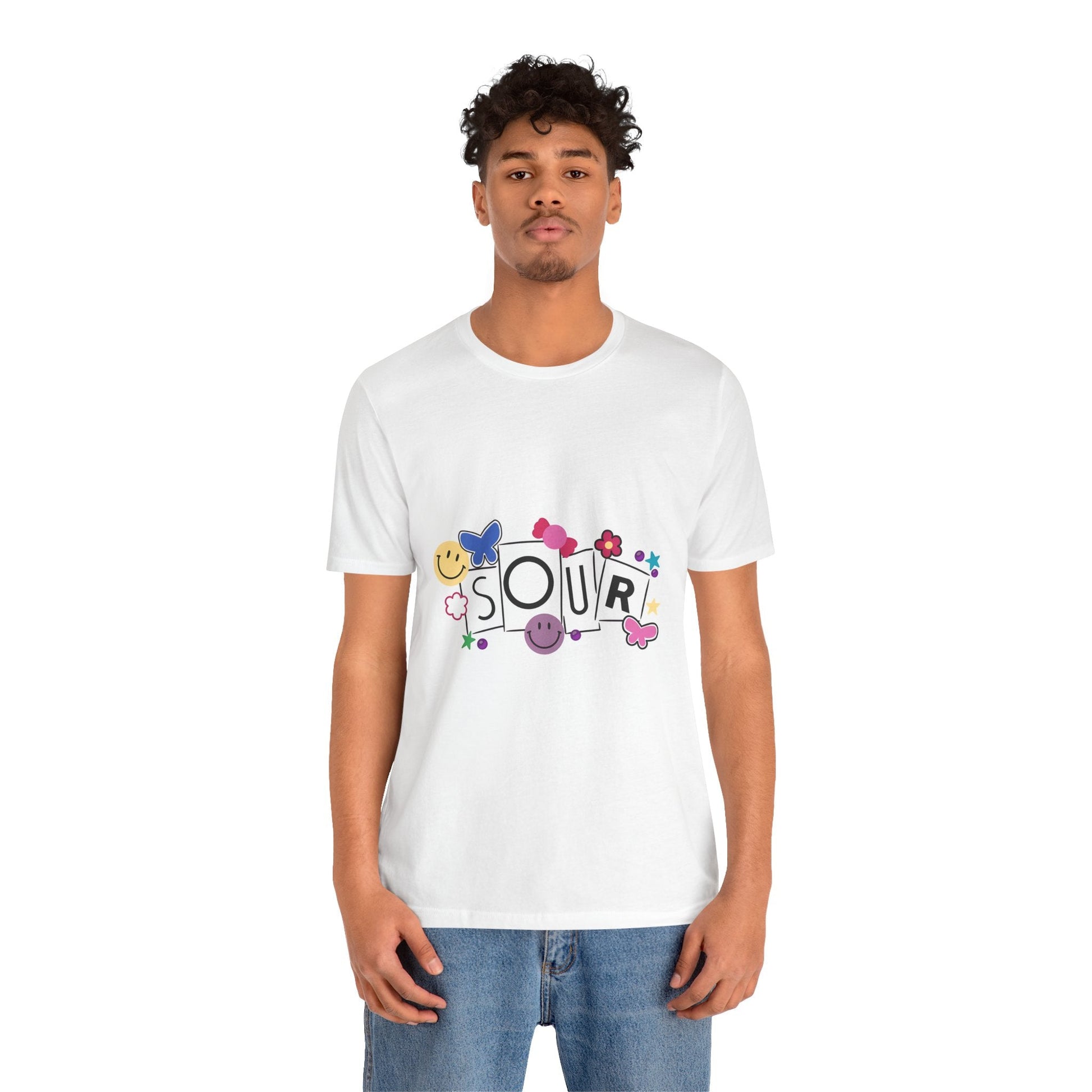 Olivia Rodrigo Unisex Jersey Short Sleeve Tee - Sour Printify