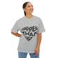 Billie Eilish Inspired Oversized T-Shirt – Happier Heart Lettering Edition Printify