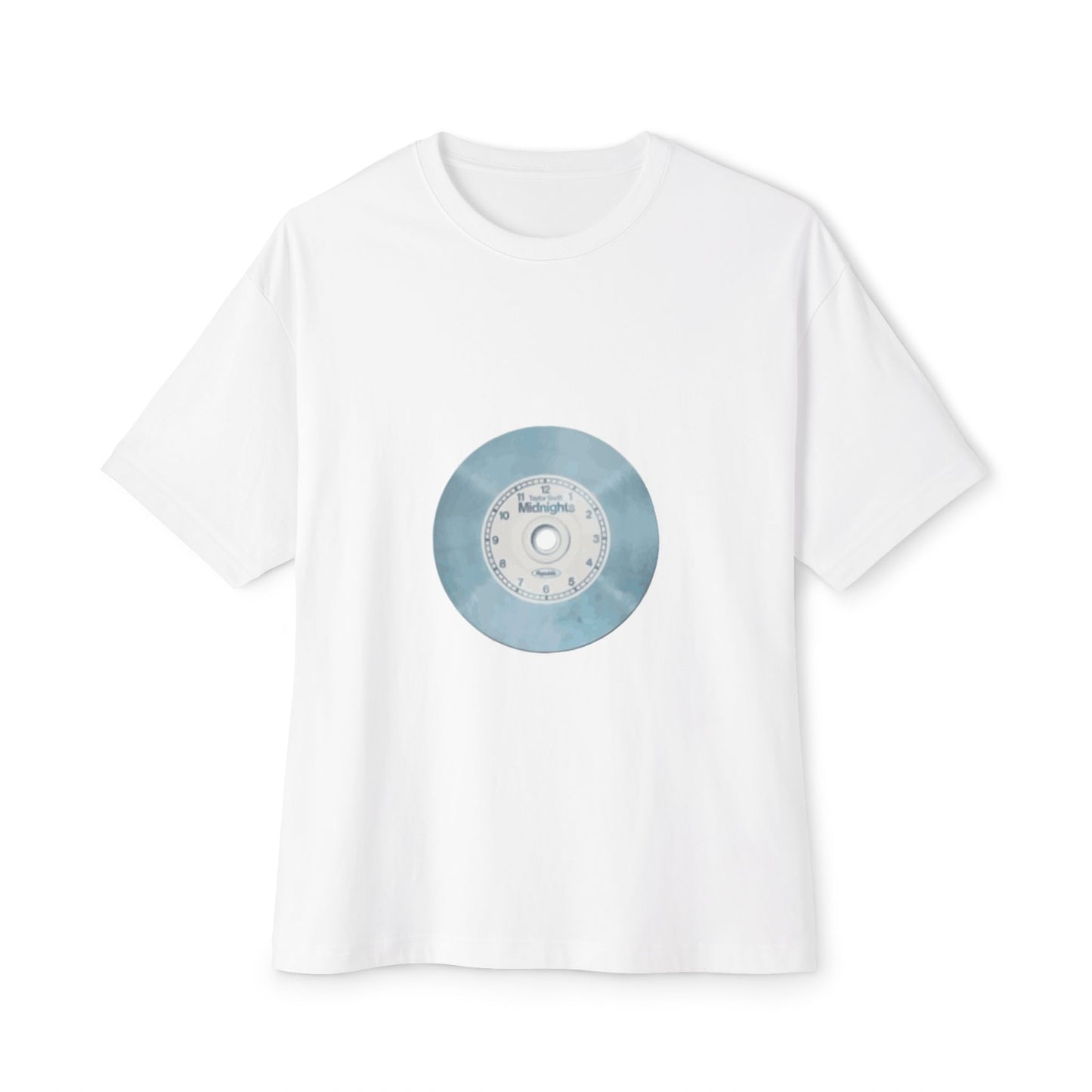 Midnight Vinyl Vibes Unisex Oversized Boxy Tee - snazzymerch